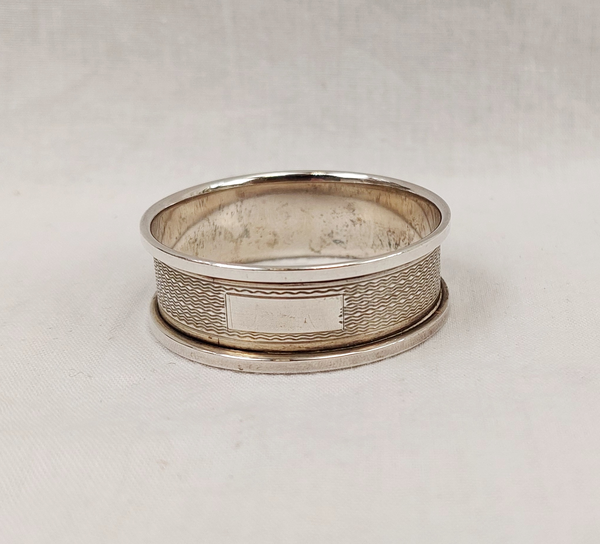 Sterling Silver Birmingham 1975 Napkin Ring