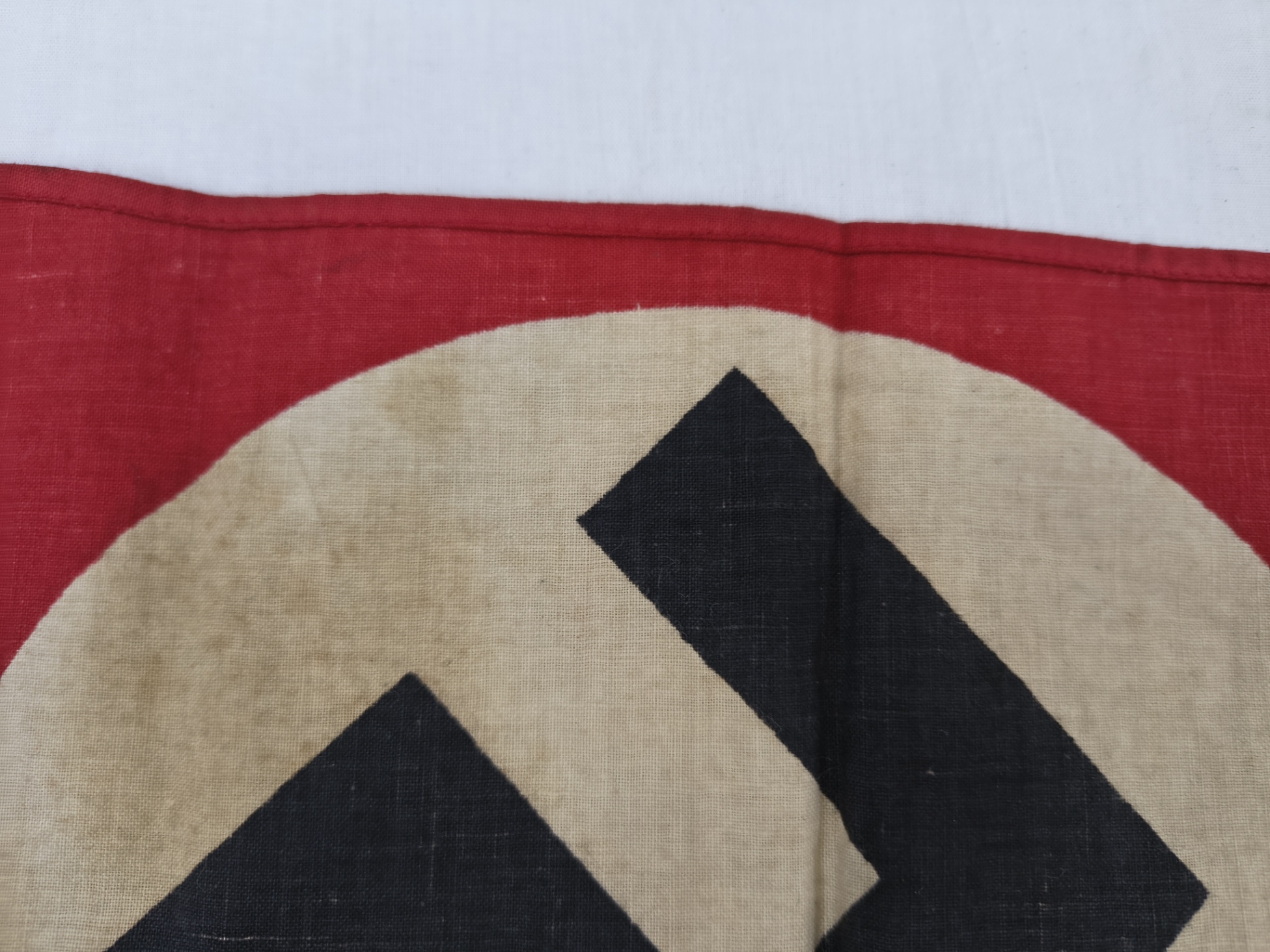 WW2 Nazi German Staff Car Flag Captured in Arnhem during Operation Market Garden - Image 10
