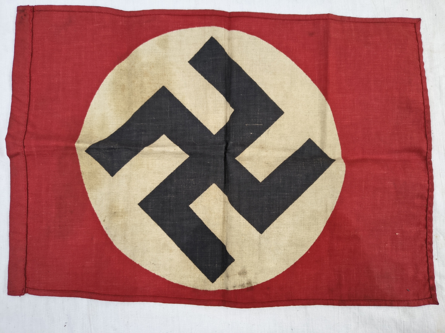 WW2 Nazi German Staff Car Flag Captured in Arnhem during Operation Market Garden - Image 2