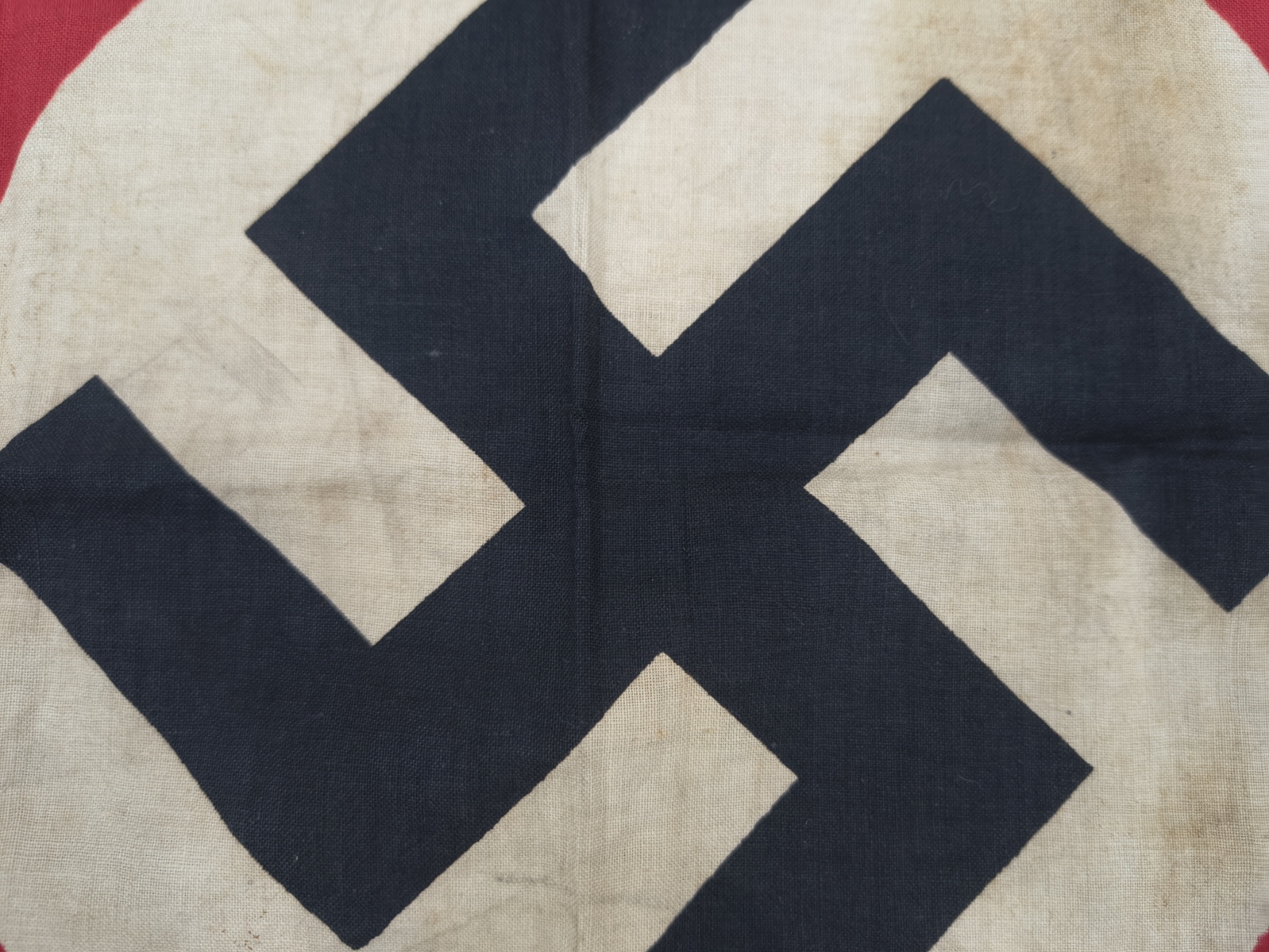 WW2 Nazi German Staff Car Flag Captured in Arnhem during Operation Market Garden - Image 5