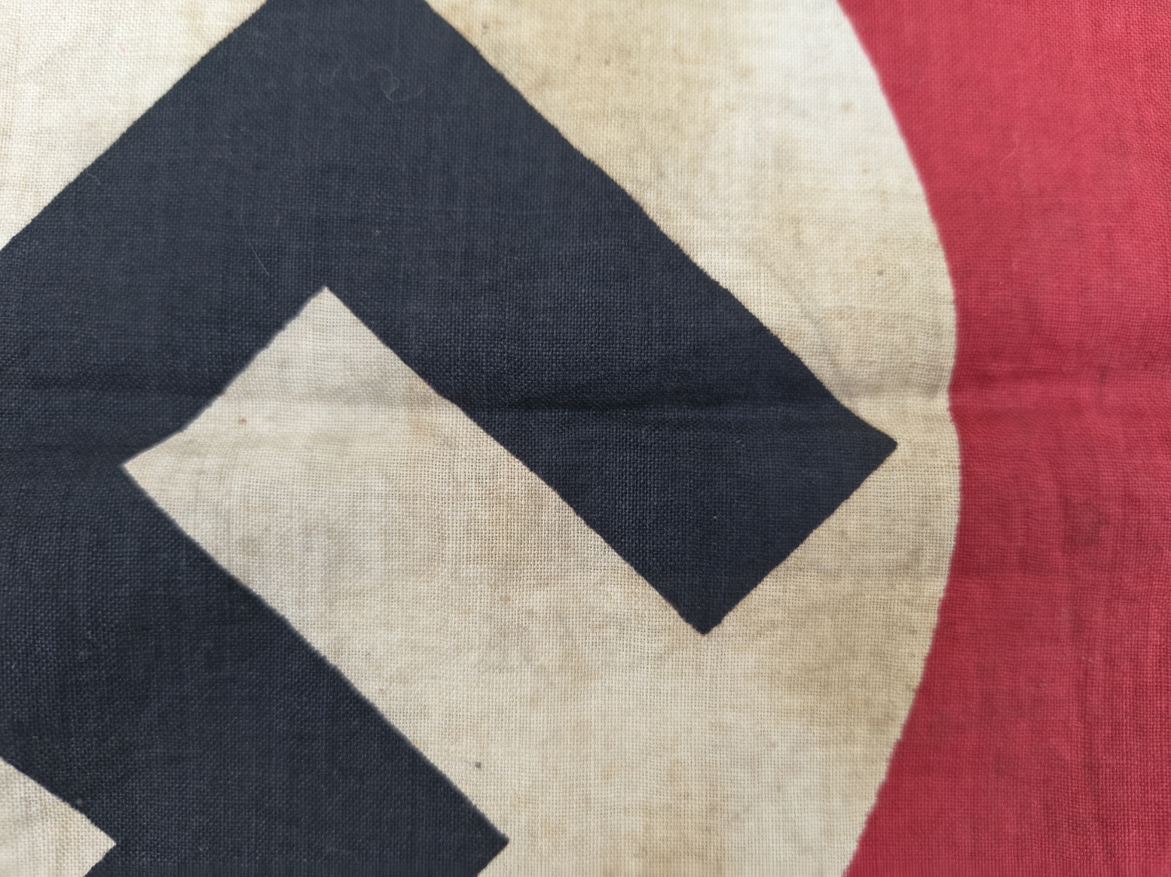 WW2 Nazi German Staff Car Flag Captured in Arnhem during Operation Market Garden - Image 6