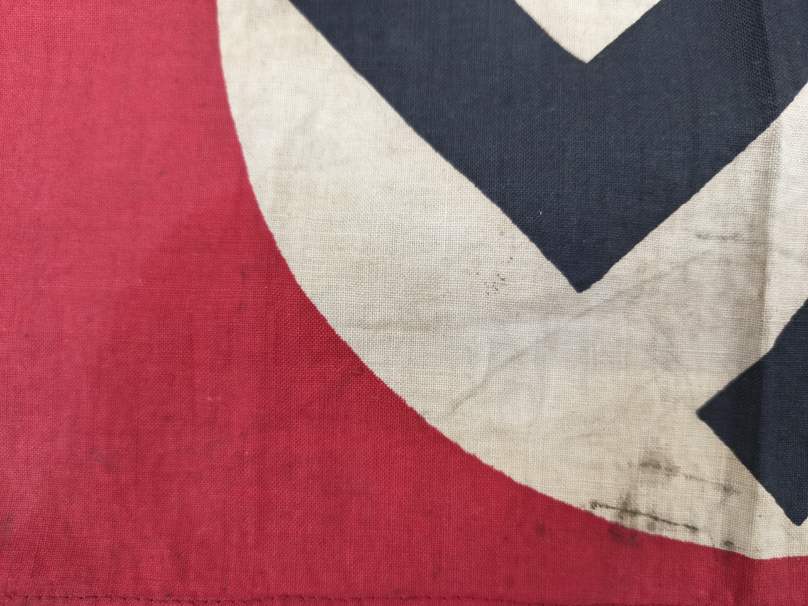 WW2 Nazi German Staff Car Flag Captured in Arnhem during Operation Market Garden - Image 7