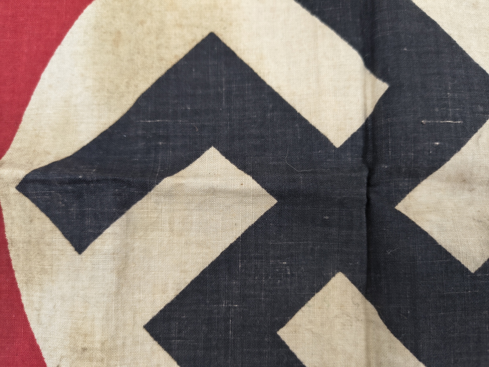 WW2 Nazi German Staff Car Flag Captured in Arnhem during Operation Market Garden - Image 8