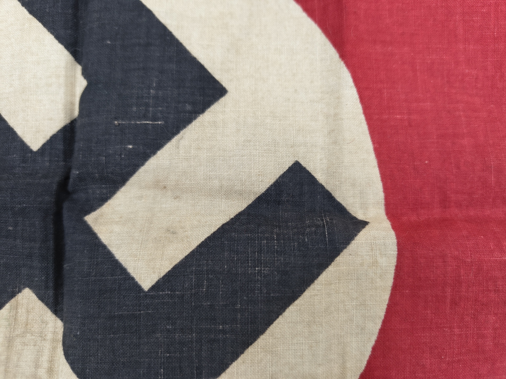 WW2 Nazi German Staff Car Flag Captured in Arnhem during Operation Market Garden - Image 9
