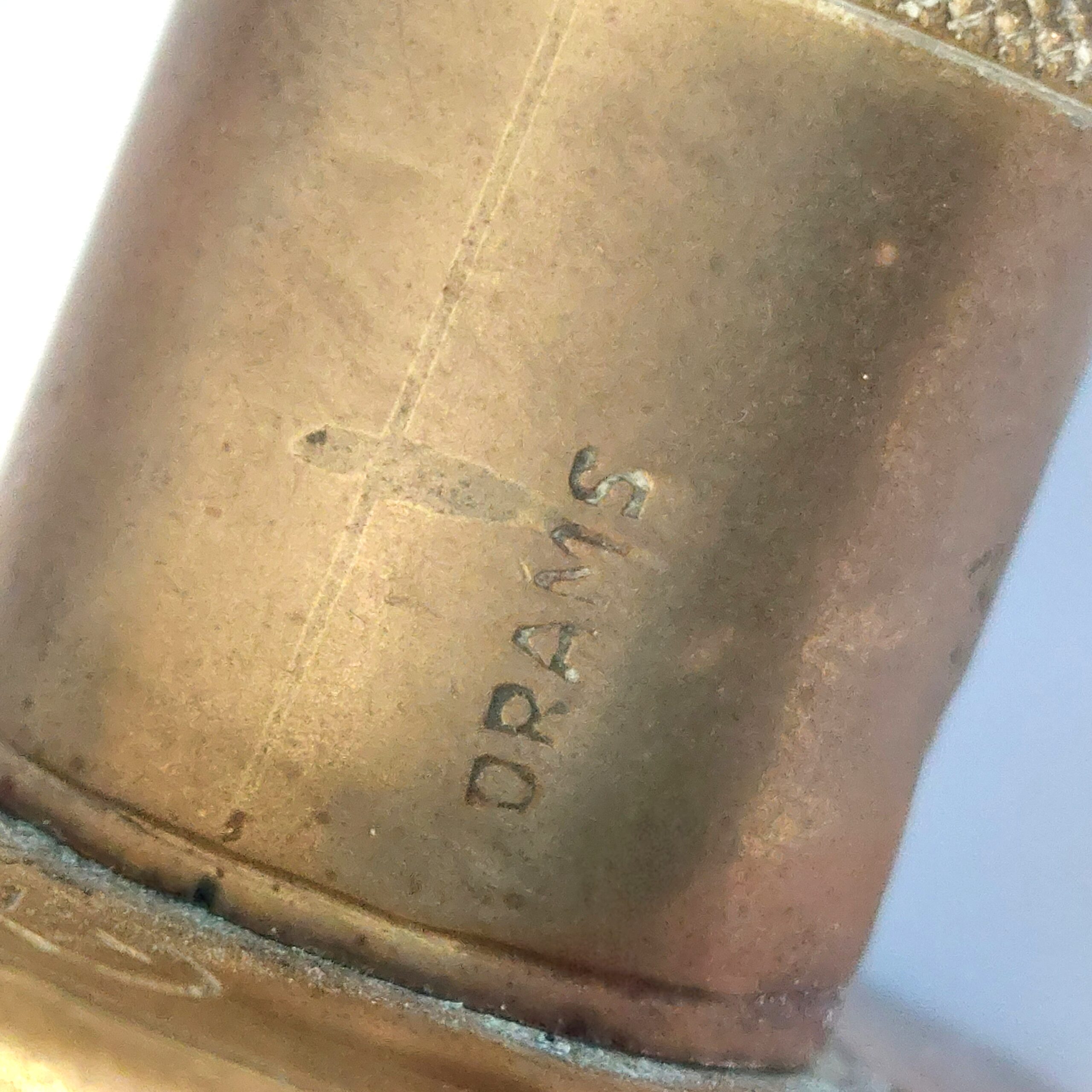 British, c.1845–1870, Victorian Copper Powder Flask with Sykes Patent Adjustable Charger - Image 10