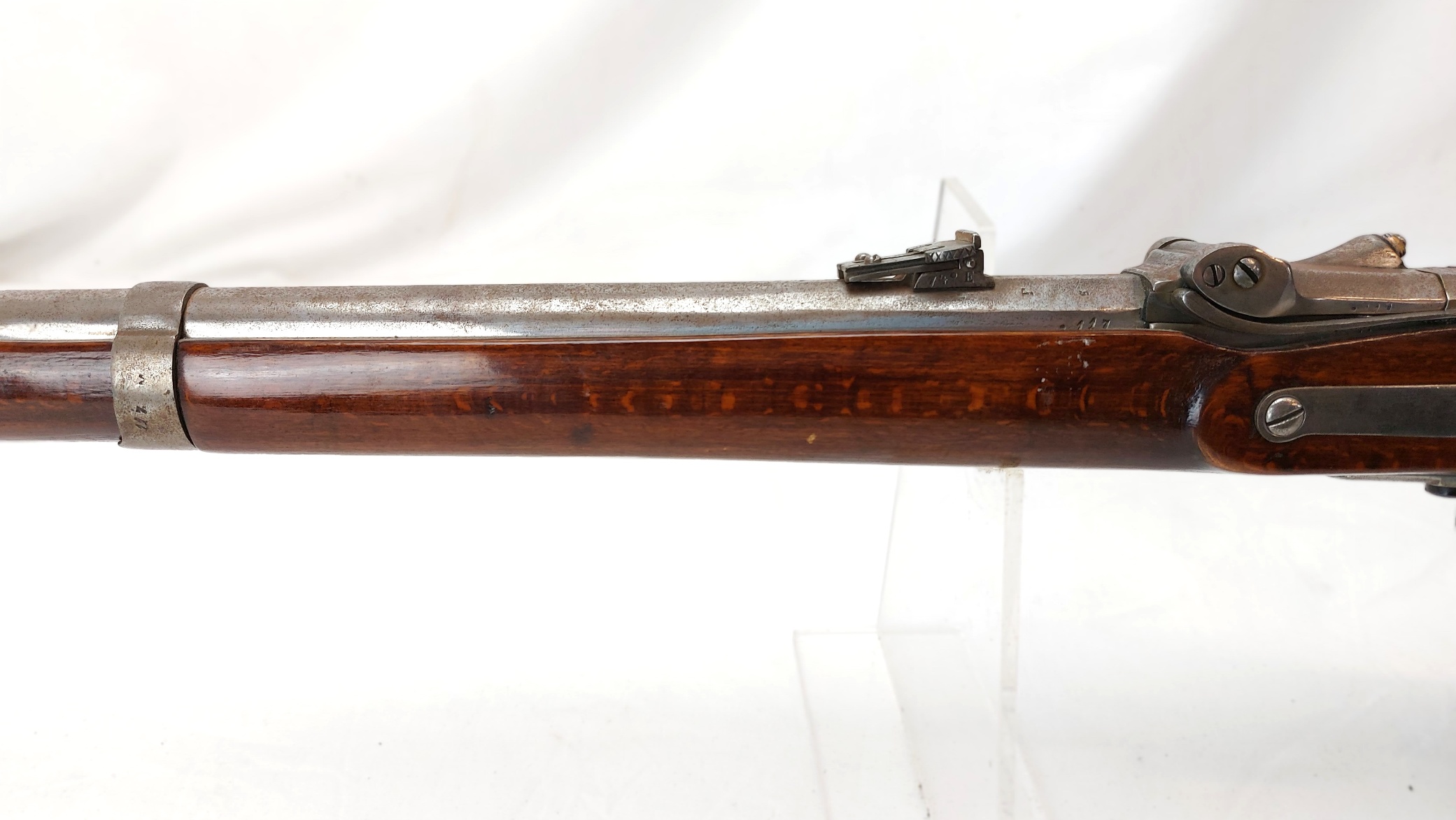 Austrian, 1856 / 1868, Lorenz M1854 Infantry Rifle Converted to Wänzl Breech-Loading System, Tang Marked “POSTHORN / K. ?ELLER / GW”, Superb Condition, Obsolete Calibre - Image 16