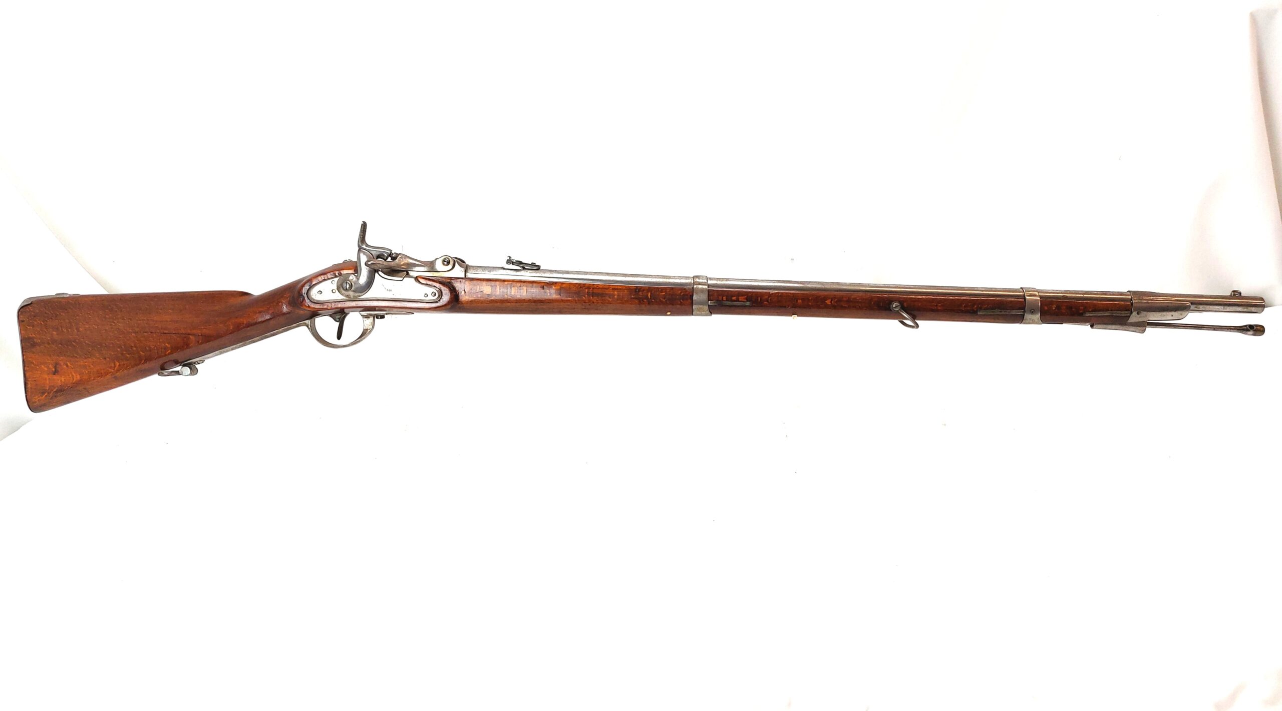 Austrian, 1856 / 1868, Lorenz M1854 Infantry Rifle Converted to Wänzl Breech-Loading System, Tang Marked “POSTHORN / K. ?ELLER / GW”, Superb Condition, Obsolete Calibre