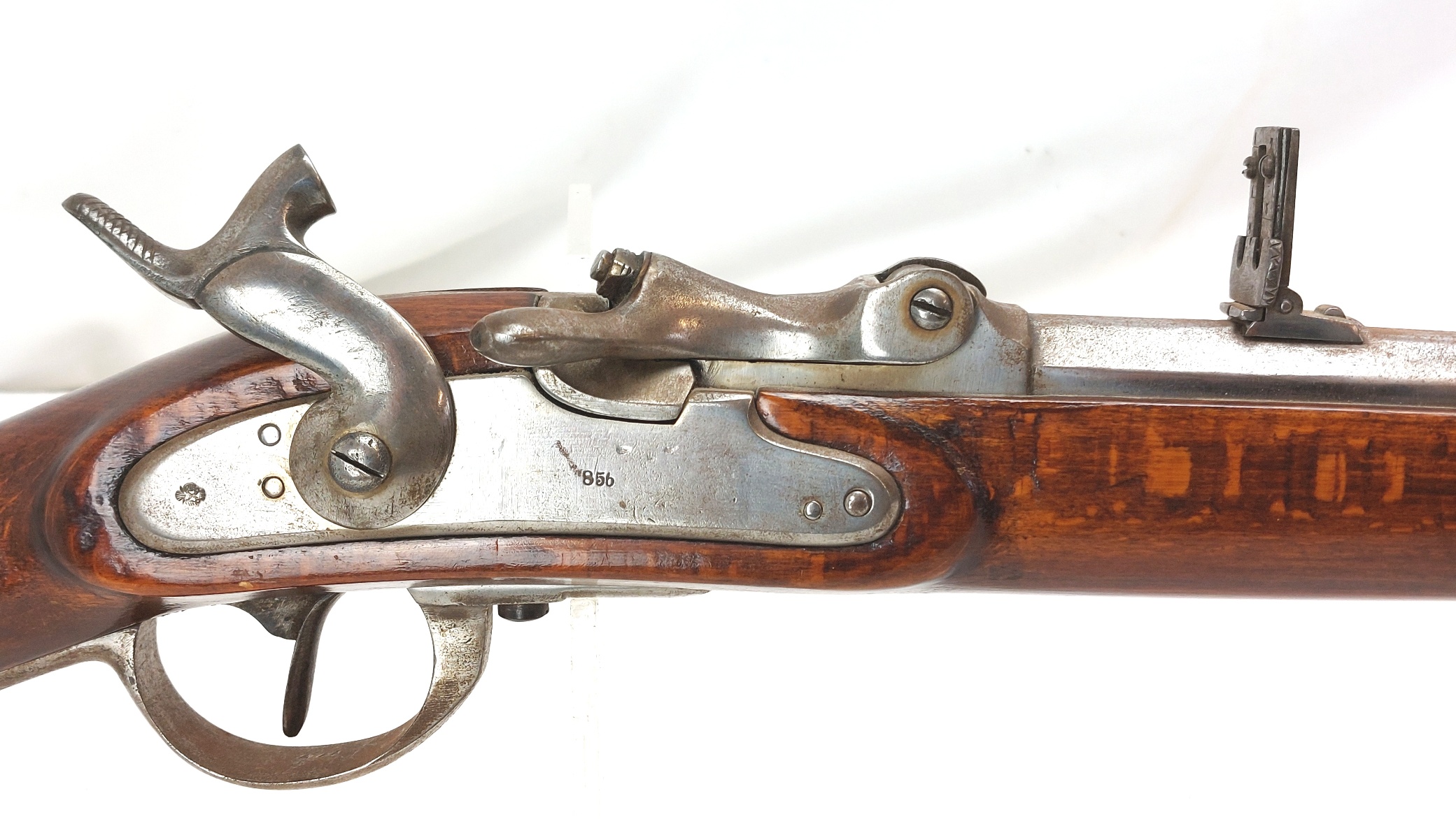 Austrian, 1856 / 1868, Lorenz M1854 Infantry Rifle Converted to Wänzl Breech-Loading System, Tang Marked “POSTHORN / K. ?ELLER / GW”, Superb Condition, Obsolete Calibre - Image 4