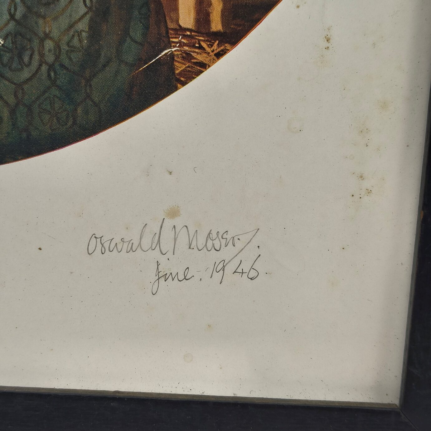 Adoration Of The Maji 1946 Signed Print By Robert Oswald Moser - Image 3
