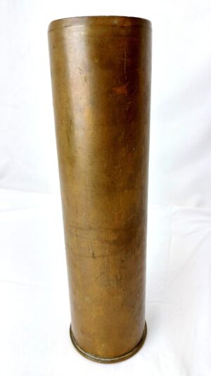 Belgian, Cold War 1984, 90mm Cockerill Mk III Low-Pressure Gun Cartridge Case, Inert, PRB Manufacture, Armoured Vehicle Ammunition