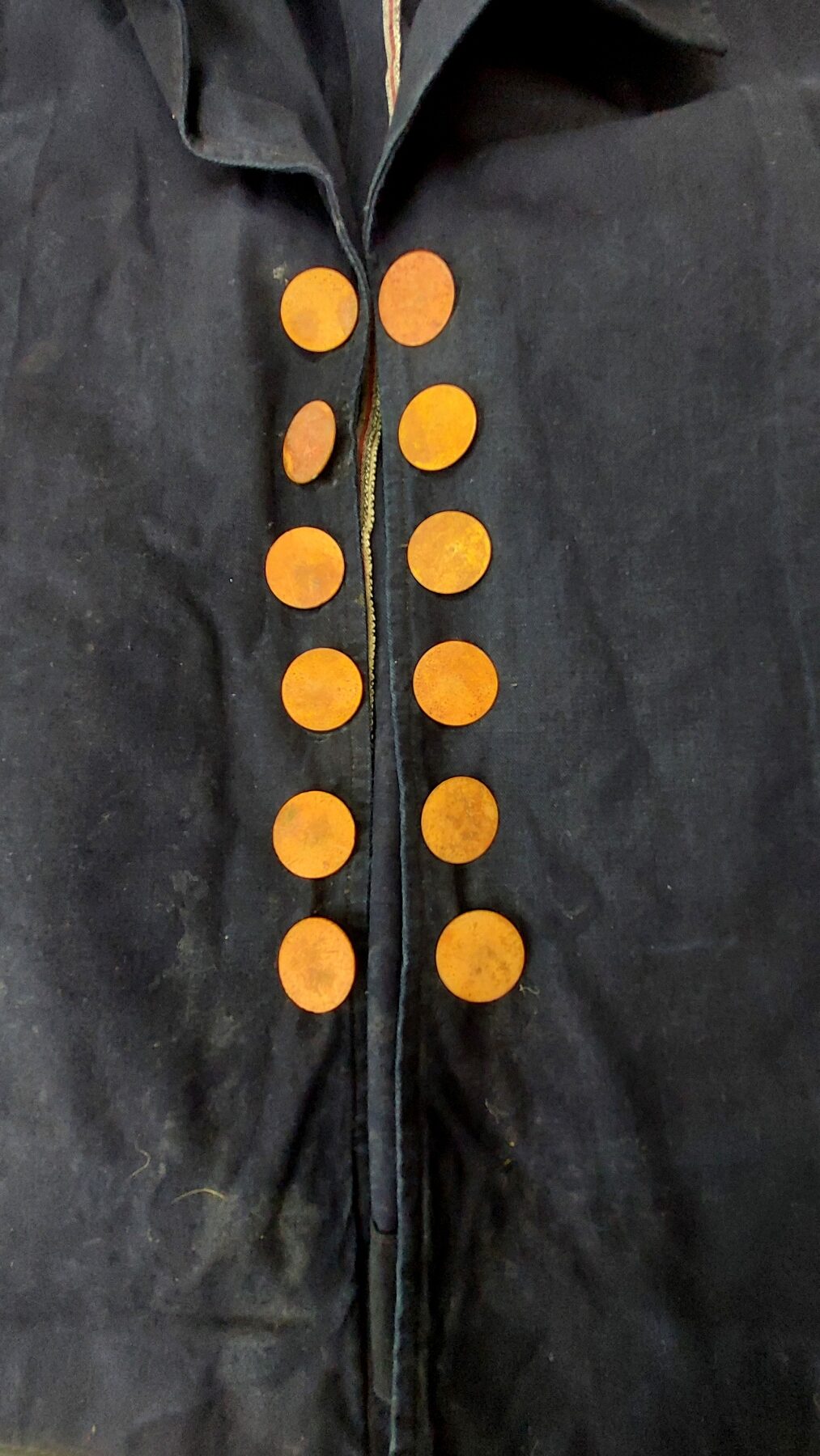British, mid-20th Century, Royal Navy Rating’s Working / Training Dress Uniform, Queen’s Crown Period, Cotton Drill Jacket with Leading Rate Badge & Broadfall Bell-Bottom Trousers - Image 28