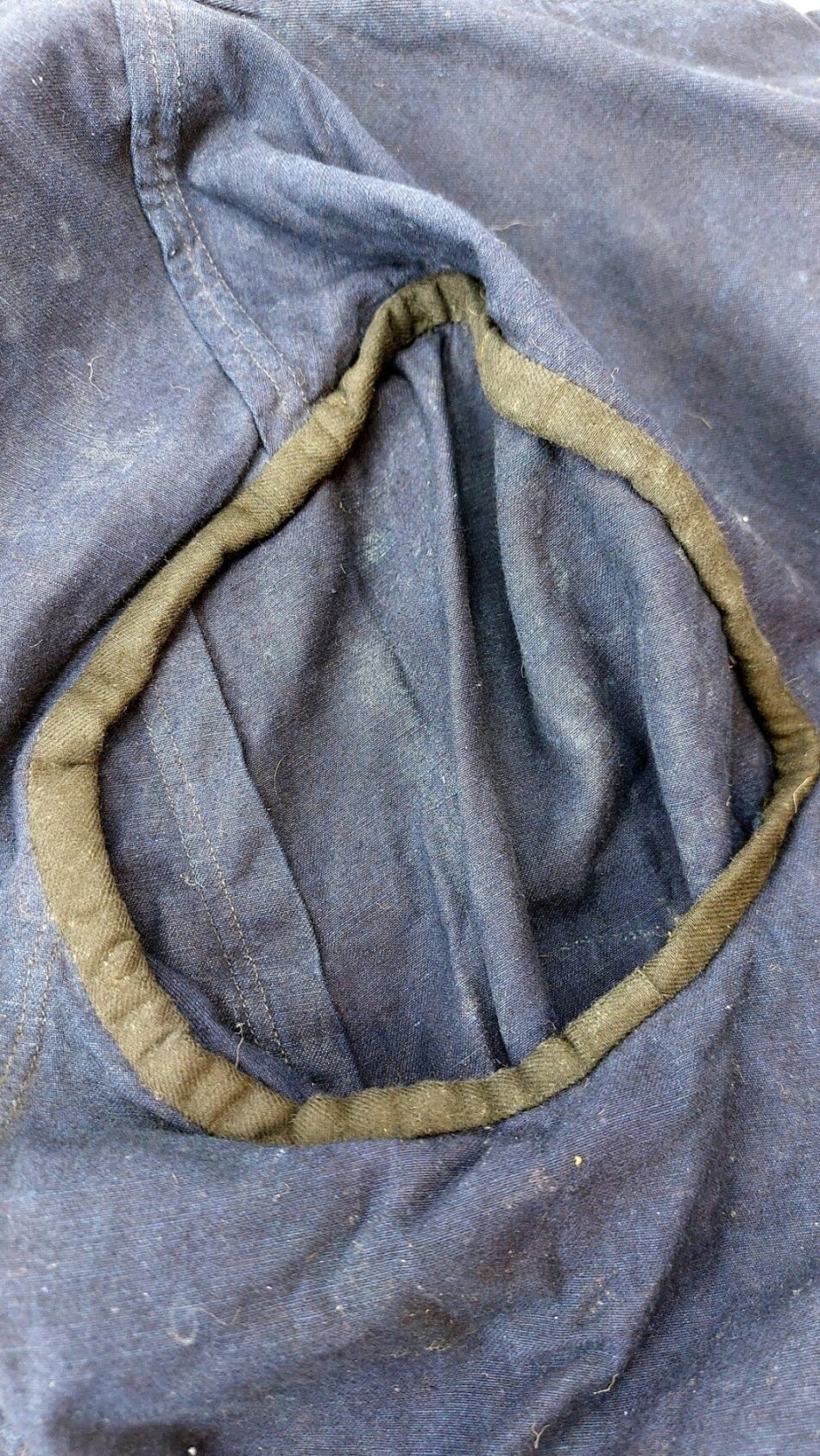 British, mid-20th Century, Royal Navy Rating’s Working / Training Dress Uniform, Queen’s Crown Period, Cotton Drill Jacket with Leading Rate Badge & Broadfall Bell-Bottom Trousers - Image 25