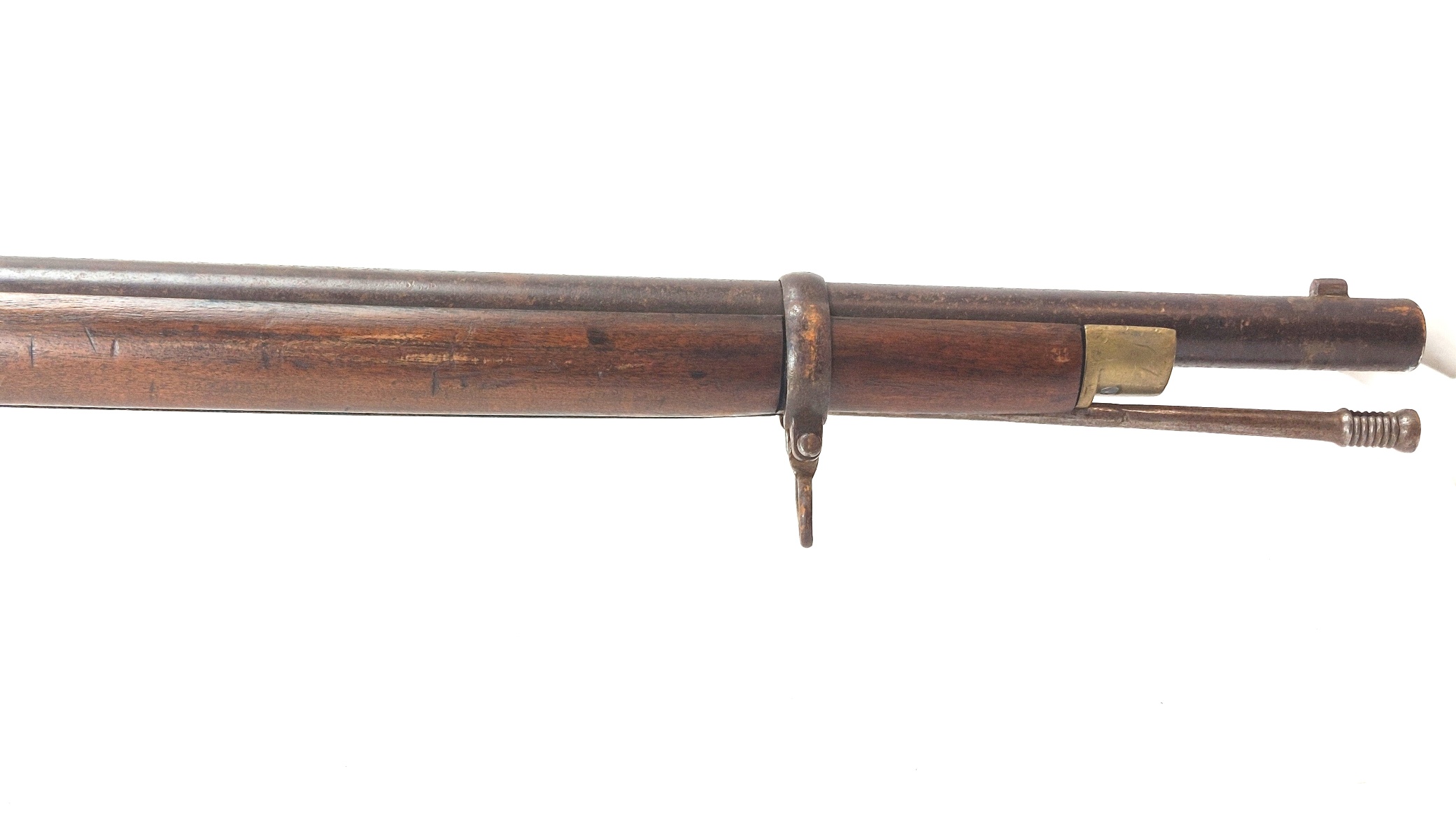 British, c.1858–1863, Enfield-Pattern 2-Band Smoothbore Percussion Musket, War Department Issue, Attributed to James Millward & Co., Birmingham - Image 5