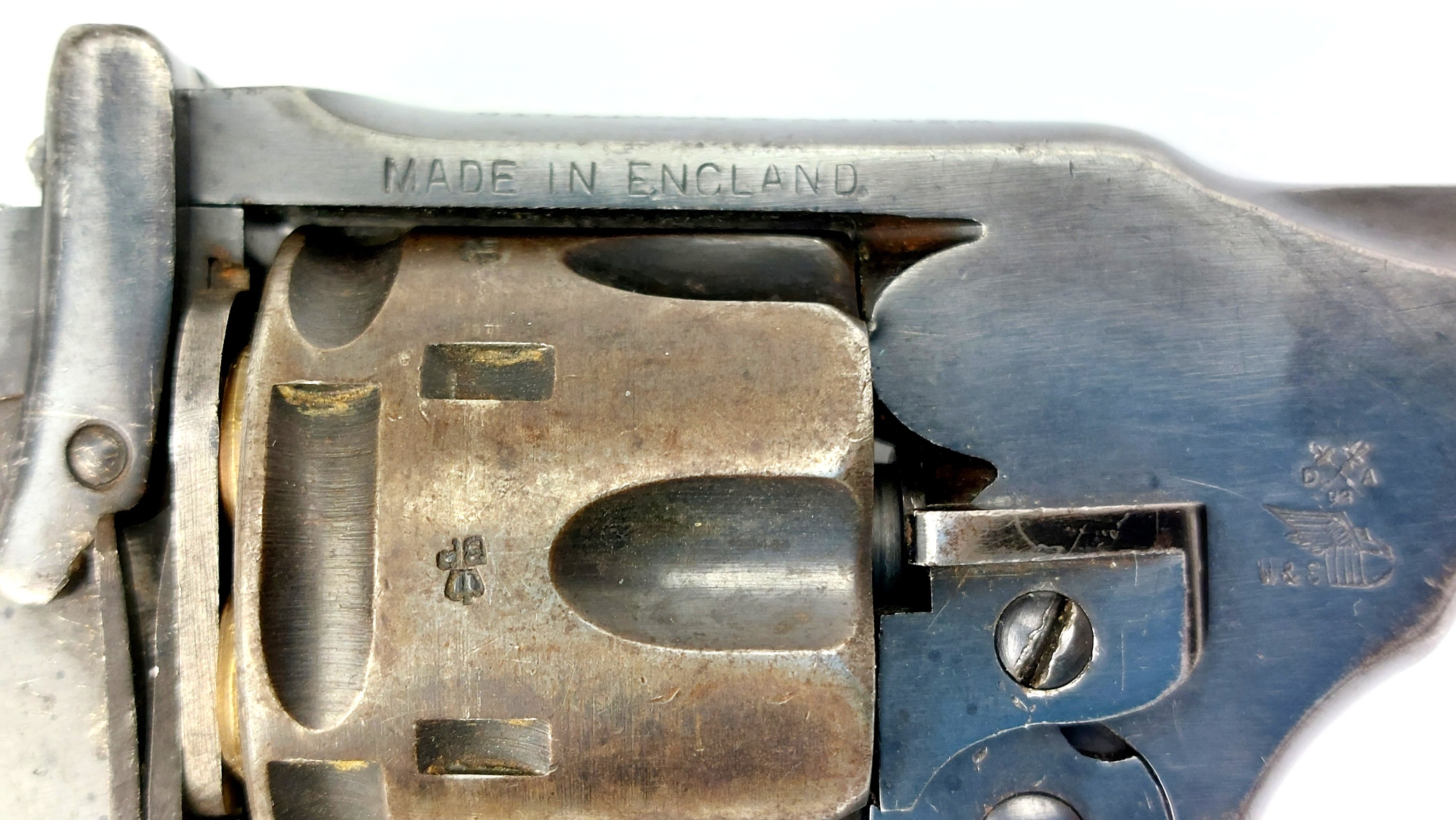 British, c.1949–1951 Webley & Scott Mark IV .38 Revolver, 5" Barrel, Matching Numbers A32804, Old Spec Deactivated with WWII Inert Cartridges - Image 17
