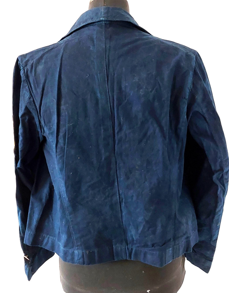British, mid-20th Century, Royal Navy Rating’s Working / Training Dress Uniform, Queen’s Crown Period, Cotton Drill Jacket with Leading Rate Badge & Broadfall Bell-Bottom Trousers - Image 11