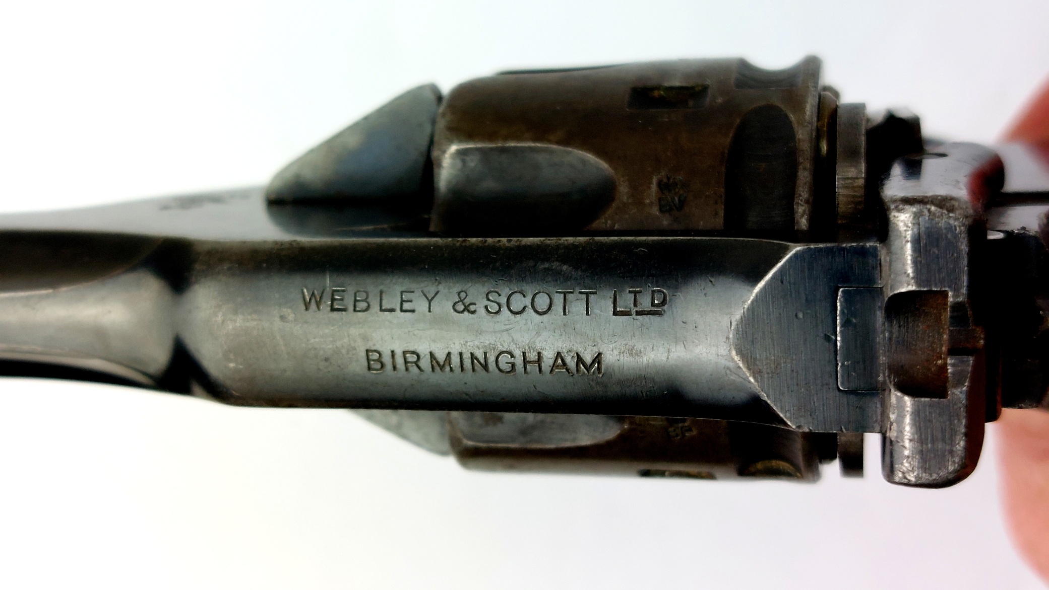 British, c.1949–1951 Webley & Scott Mark IV .38 Revolver, 5" Barrel, Matching Numbers A32804, Old Spec Deactivated with WWII Inert Cartridges - Image 16