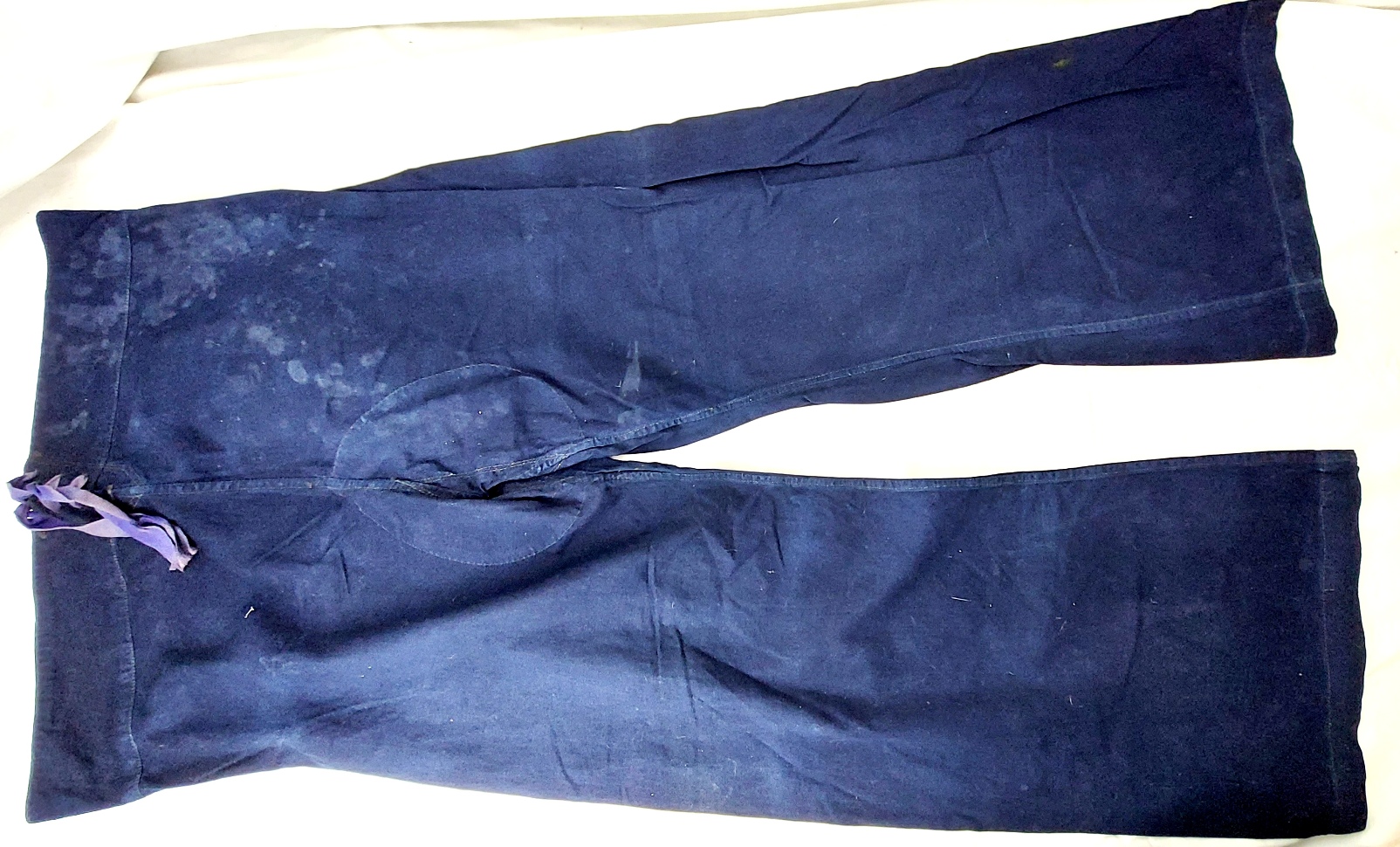 British, mid-20th Century, Royal Navy Rating’s Working / Training Dress Uniform, Queen’s Crown Period, Cotton Drill Jacket with Leading Rate Badge & Broadfall Bell-Bottom Trousers - Image 20