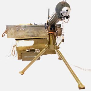 British, WWII - c.1939, Vickers Mk I .303 Heavy Machine Gun, Vickers-Armstrong Crayford, Mk IV Tripod Dated 1941, Transit Chests, Sight, Belt & Accessories, EU Deactivated