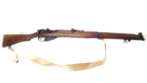 British, WW1 - Dated 1916, L.S.A. Co. .303 ShtLE (SMLE) Mk III Bolt-Action Service Rifle, Magazine Cut-Off, Later Drill Purpose, Sling, Serial No. 92395, Matching nos, Deactivated