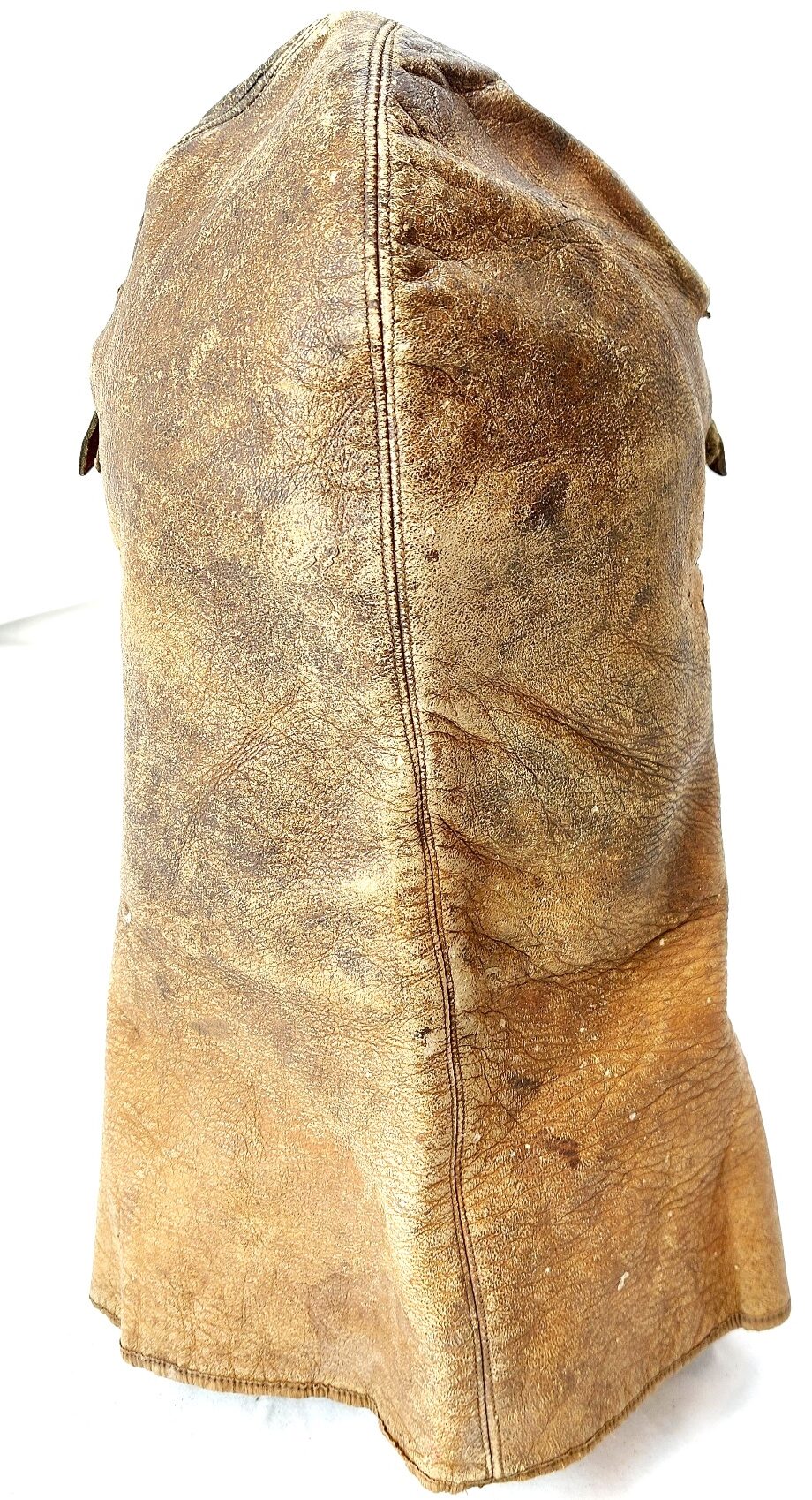 British, WW1, Royal Flying Corps 1916 Pattern Cowl Flying Helmet, WD Broad Arrow Marked, Size 51, Smooth-Side Variant - Image 3