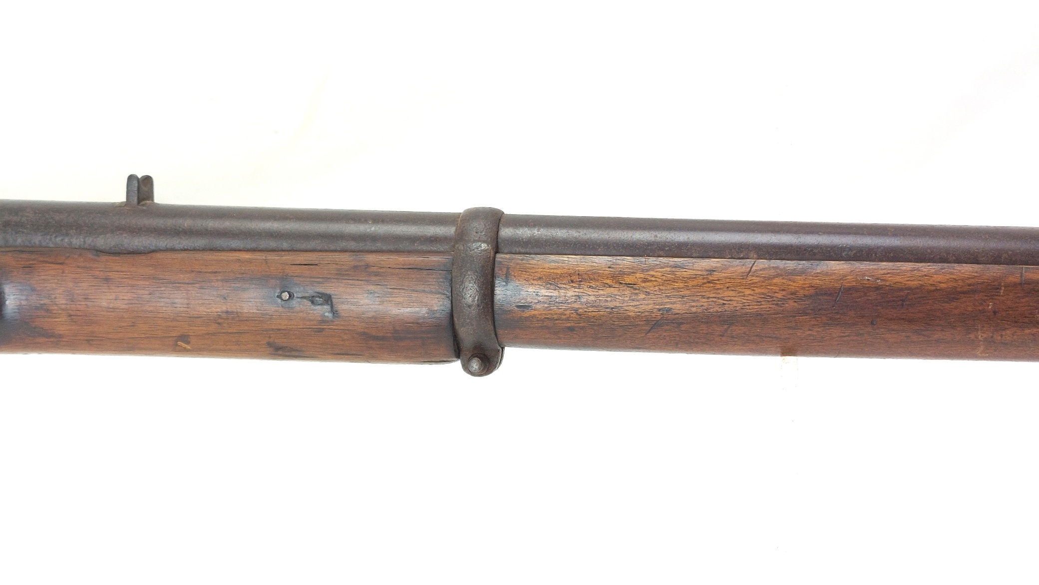 British, c.1858–1863, Enfield-Pattern 2-Band Smoothbore Percussion Musket, War Department Issue, Attributed to James Millward & Co., Birmingham - Image 4