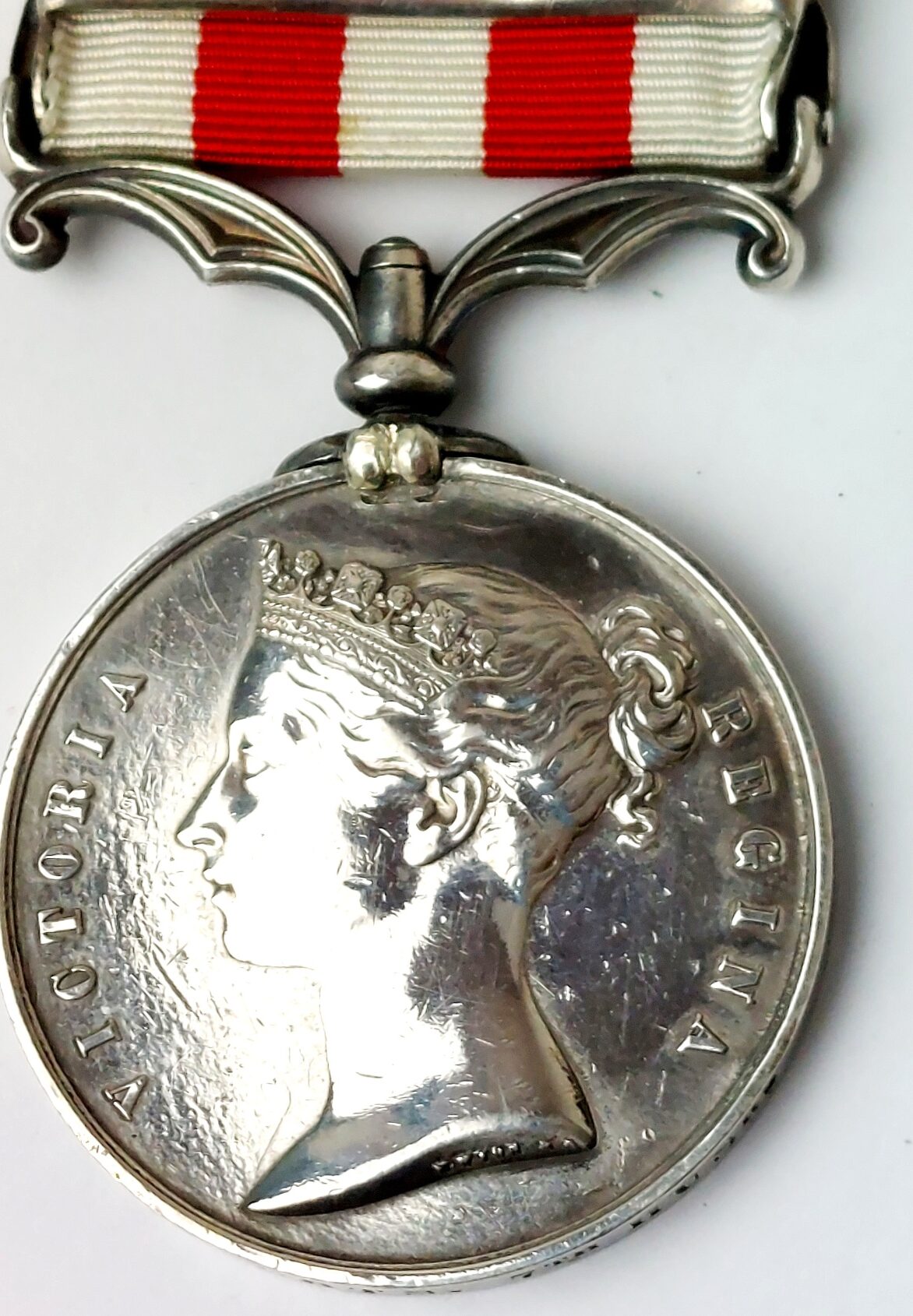 British, Indian Mutiny Medal 1857–1858, Lucknow Clasp, Named to John Roberts, 7th (Queen’s Own) Hussars - Image 2