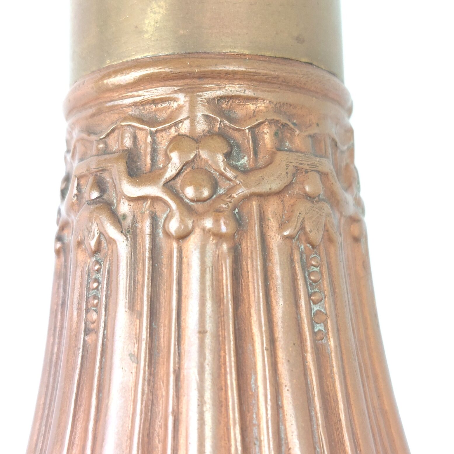 British, c.1845–1870, Victorian Copper Powder Flask with Sykes Patent Adjustable Charger - Image 5