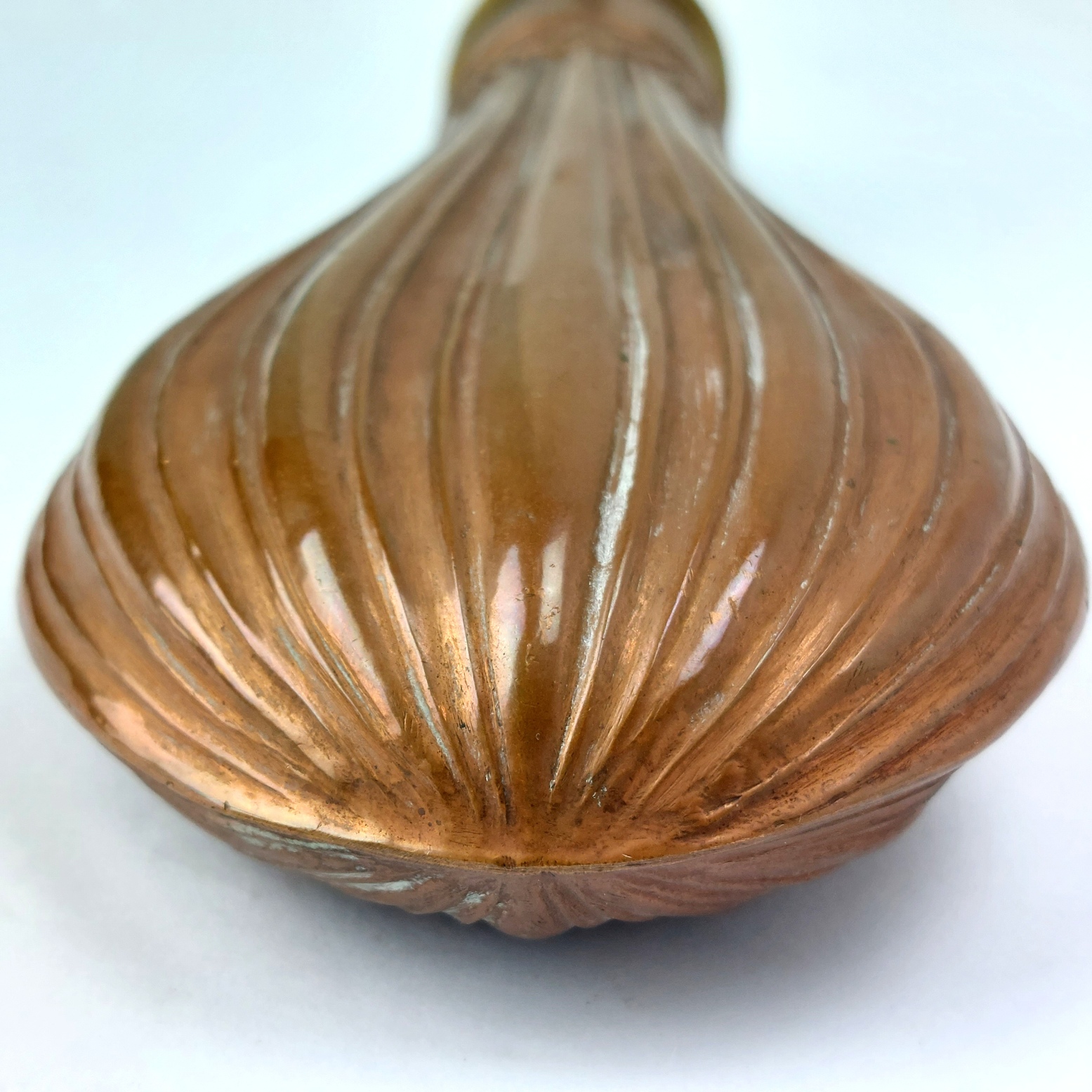 British, c.1845–1870, Victorian Copper Powder Flask with Sykes Patent Adjustable Charger - Image 6