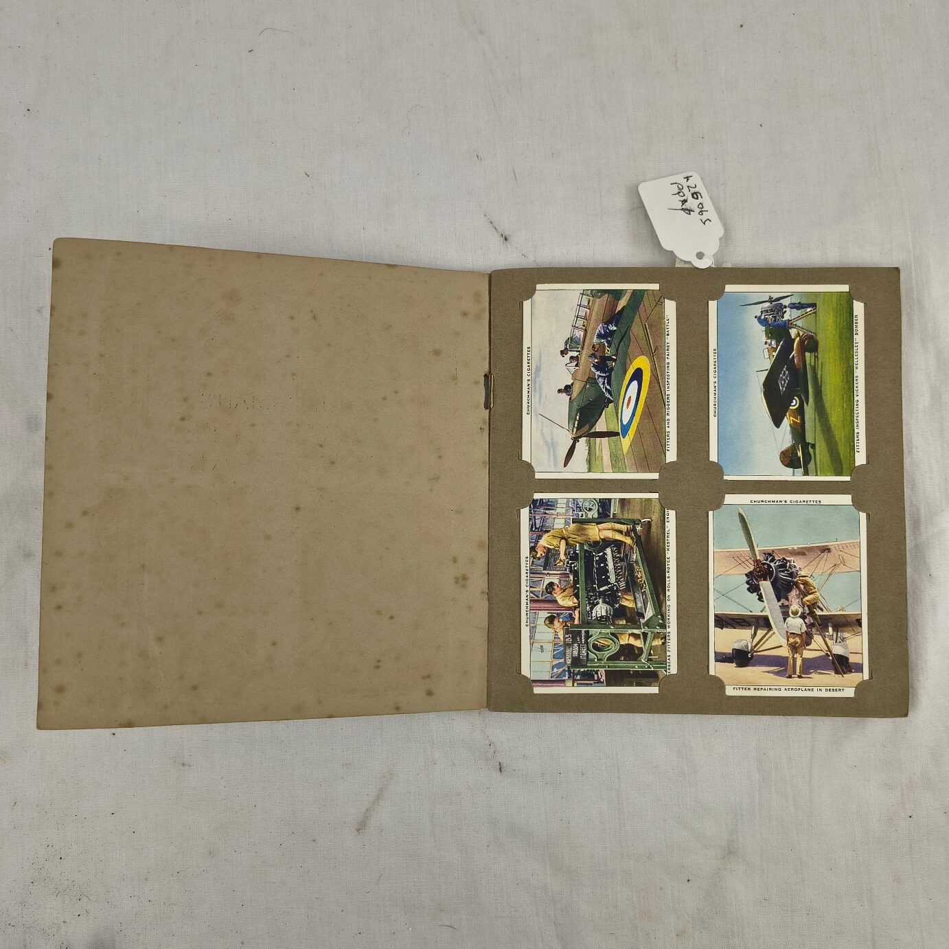 Churchmans 1938 The RAF At Work Cigarette Card Album - Image 6