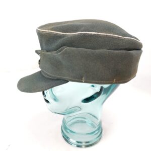 Germany, WWII, M43 “Feldmütze” Cold Weather Field Cap, Fur-Lined Neck Flaps, Size 57