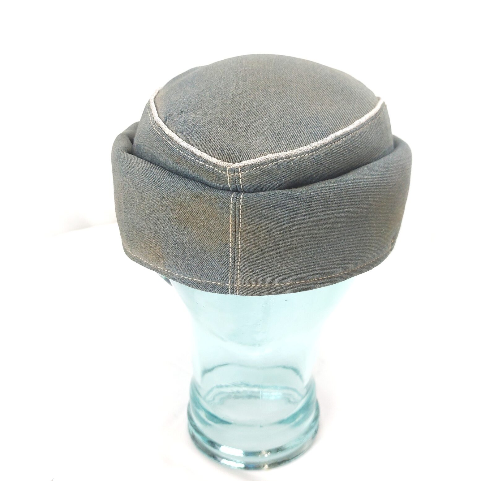 Germany, WWII, M43 “Feldmütze” Cold Weather Field Cap, Fur-Lined Neck Flaps, Size 57 - Image 3