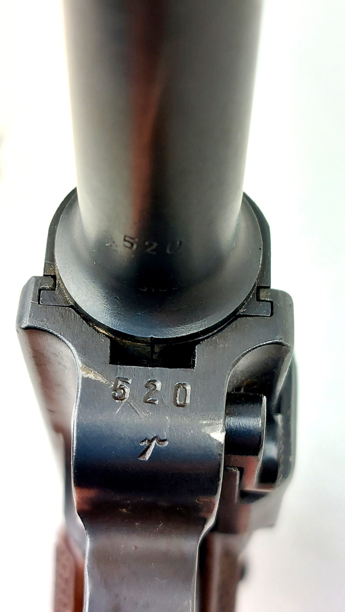 German, WW2, 1937 Dated Krieghoff P.08 Luger Pistol, Luftwaffe Contract, Serial 520, Matching Numbers, HK Anchor Toggle, Old Spec Deactivated - Image 17