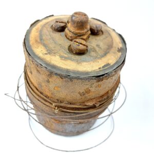 German, WWII, S-Mine 35 “Bouncing Betty” Anti-Personnel Mine with Pressure Prong Fuse Assembly, Marked bkm 41