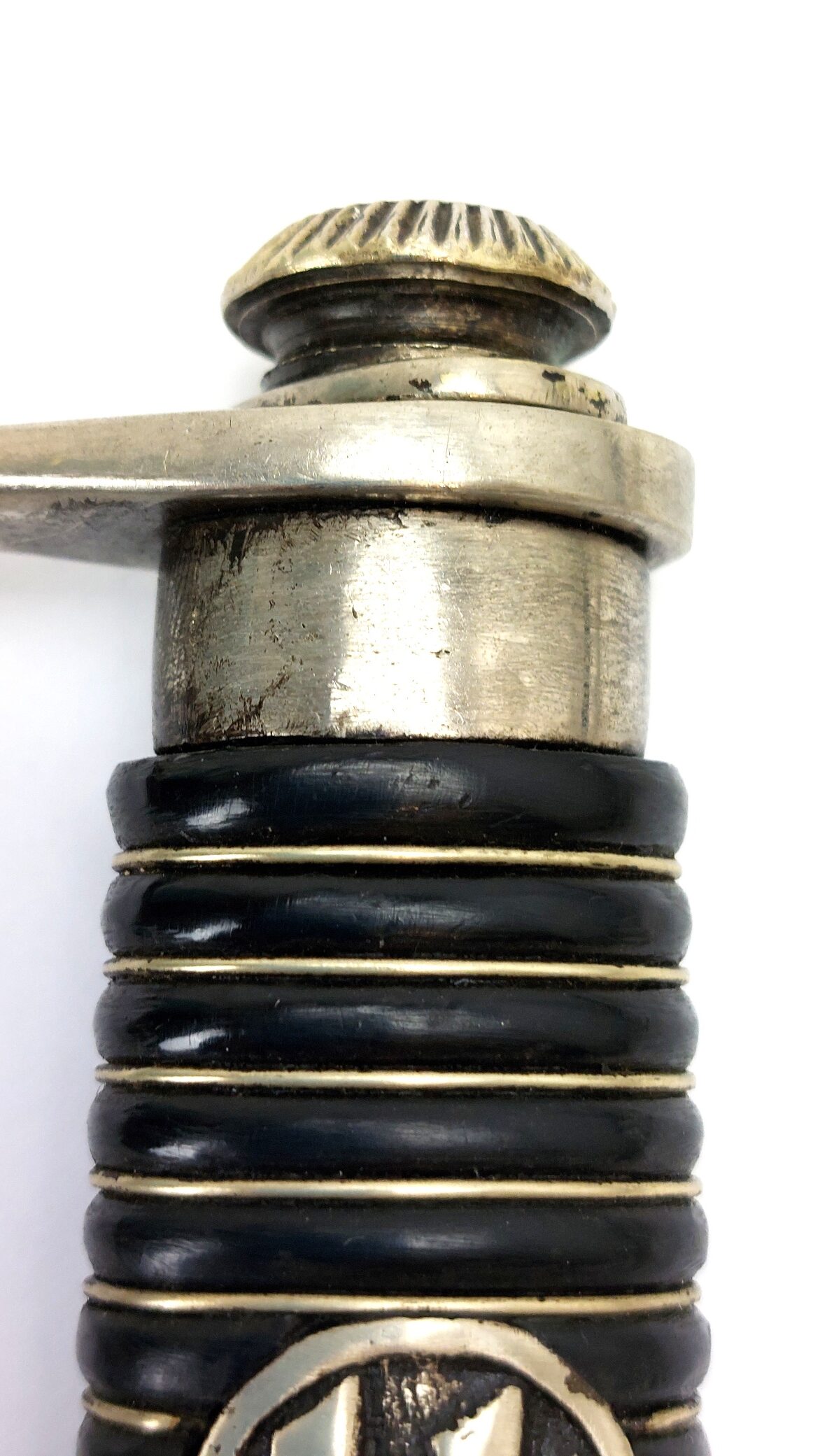 German, WW2, SS Officer’s Dress Sword (SS Degen) with Scabbard and Later Portepee - Image 20