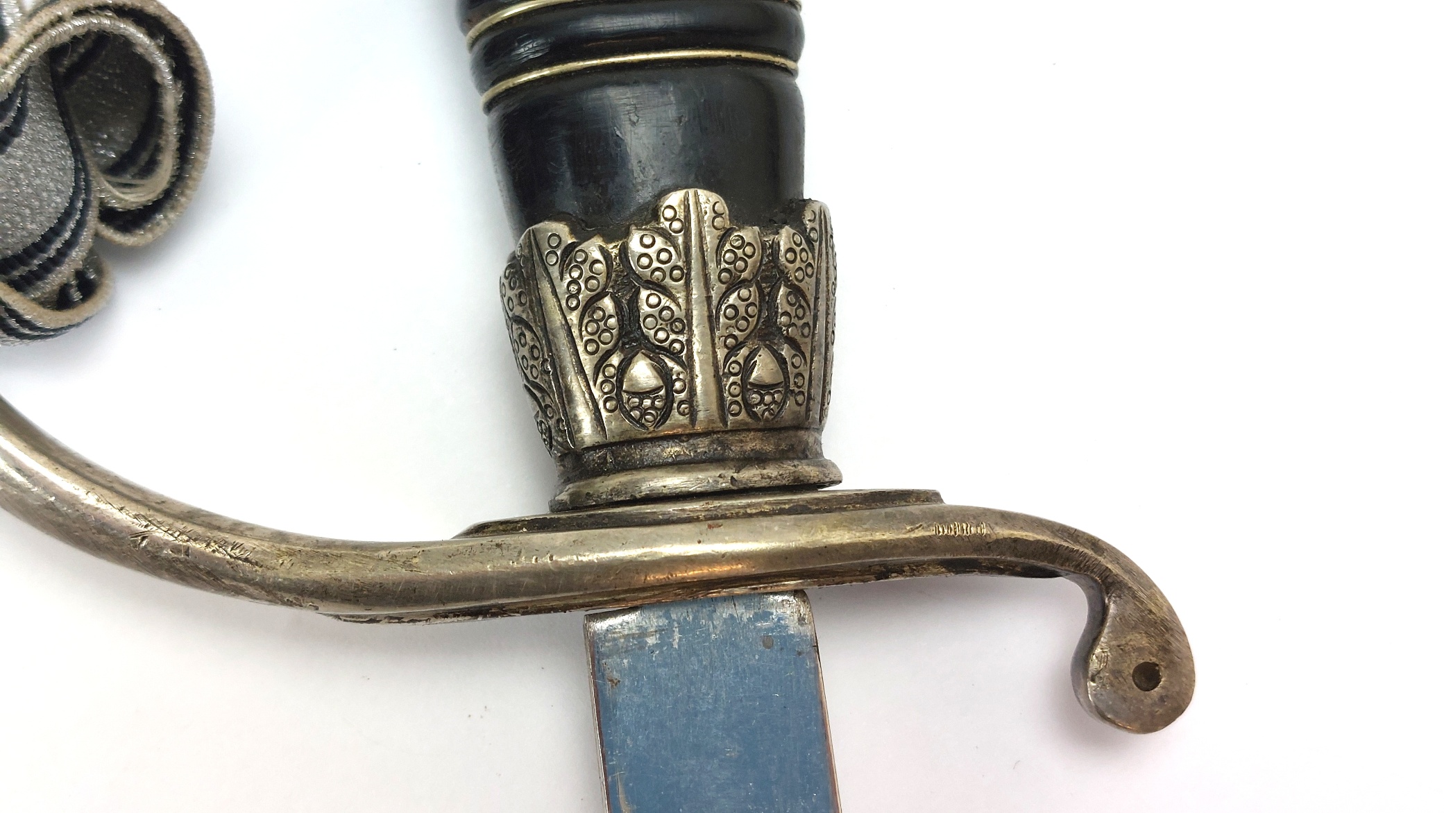 German, WW2, SS Officer’s Dress Sword (SS Degen) with Scabbard and Later Portepee - Image 21