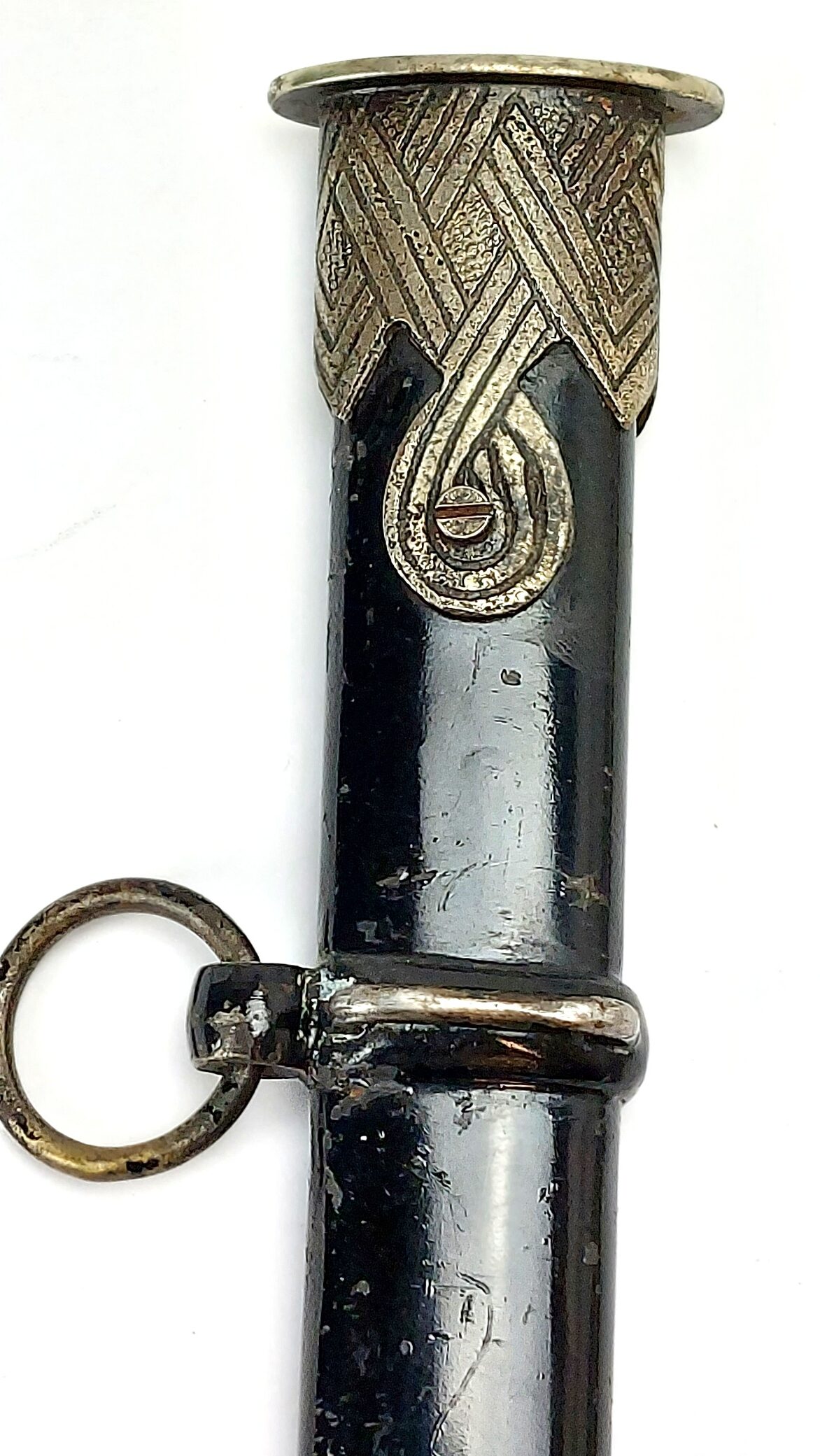 German, WW2, SS Officer’s Dress Sword (SS Degen) with Scabbard and Later Portepee - Image 28