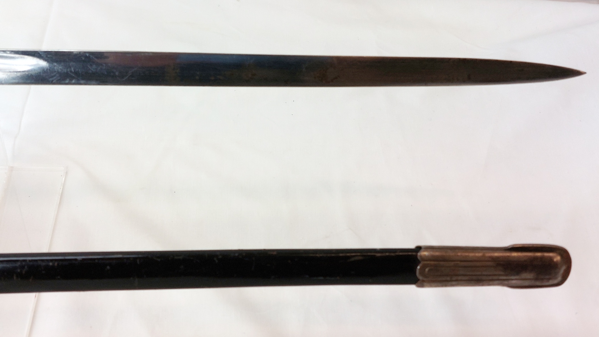 German, WW2, SS Officer’s Dress Sword (SS Degen) with Scabbard and Later Portepee - Image 6