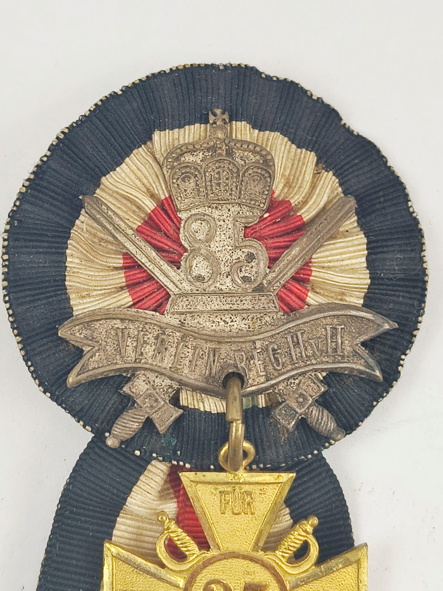 Imperial 85th Hessian Regiment Association Badge With 25 Years Membership Cross - Image 2