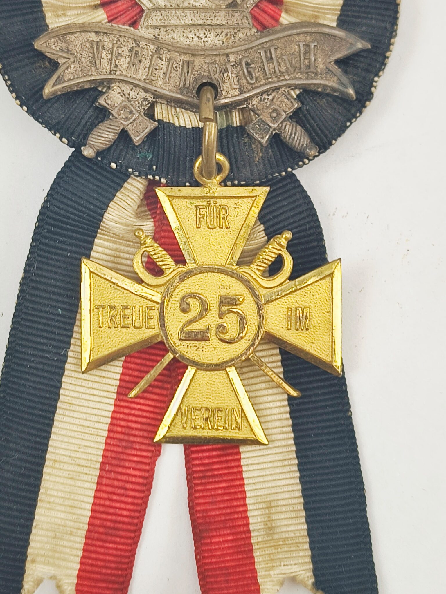 Imperial 85th Hessian Regiment Association Badge With 25 Years Membership Cross - Image 3