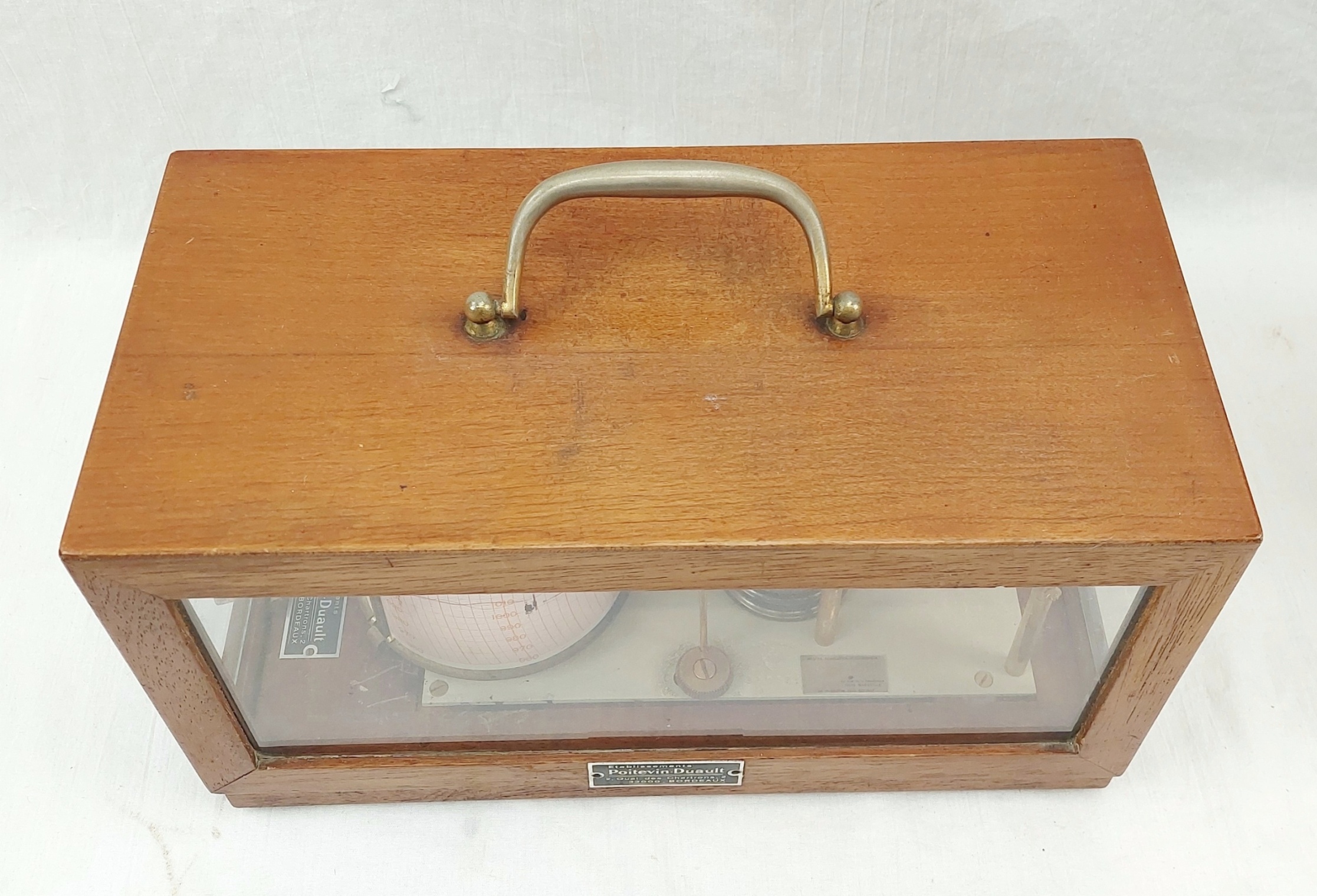 Vintage French Cased Barograph by Poitevin-Duault - Image 3