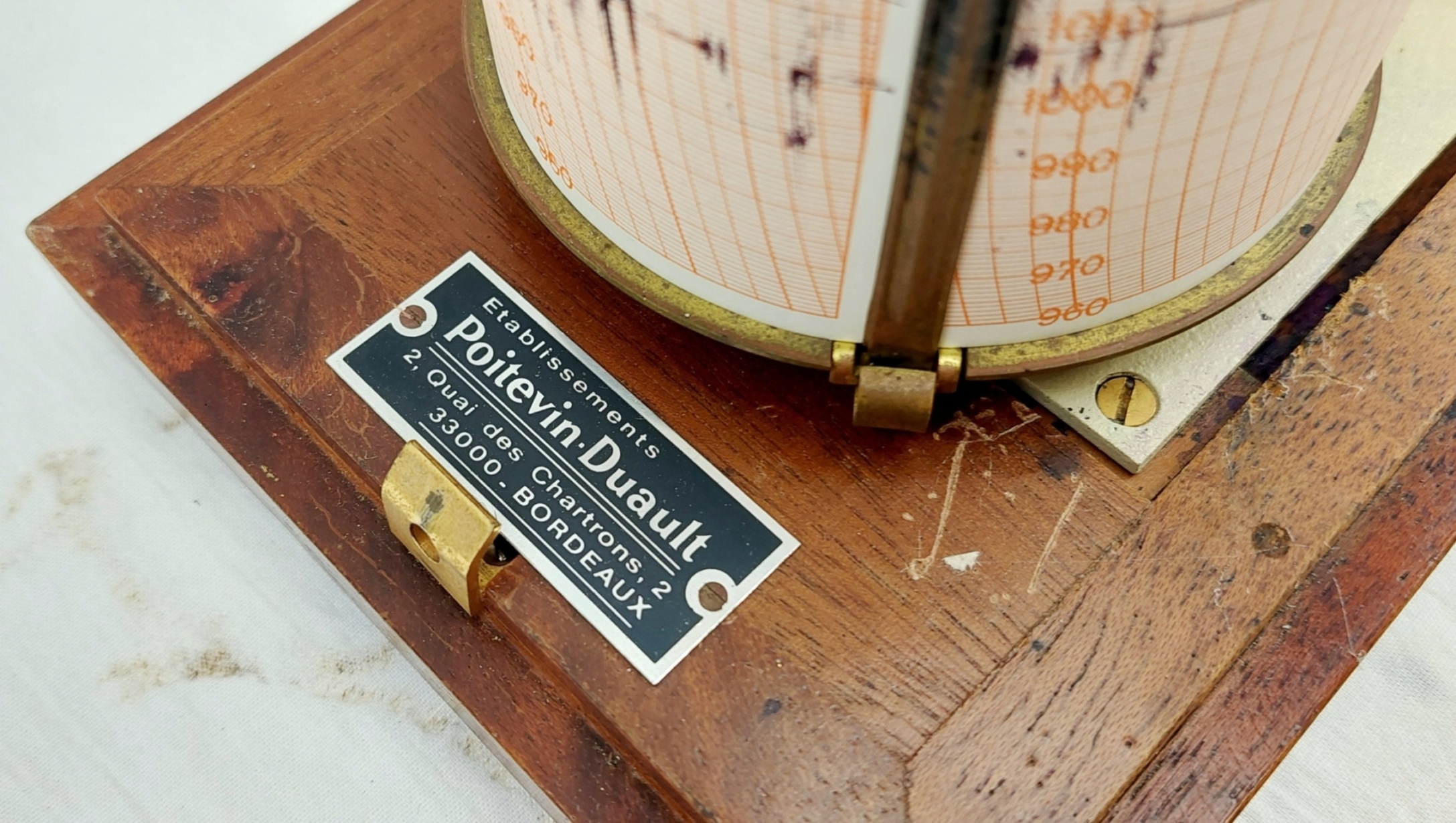 Vintage French Cased Barograph by Poitevin-Duault - Image 7