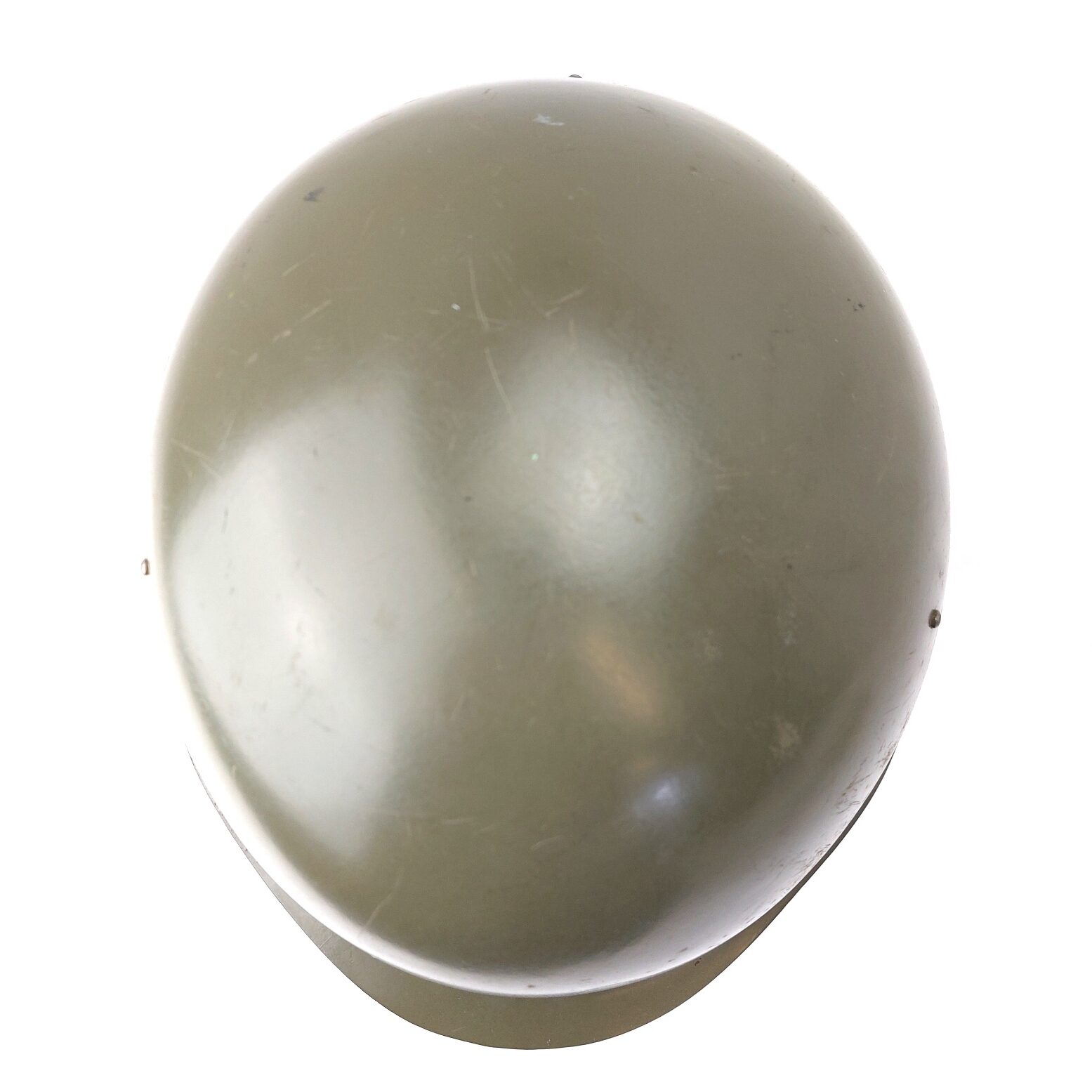 Czech / Polish, Cold War c1950-55, Vz.53 / Wz.50 Steel Combat Helmet, Original Chinstrap marked Size 59 with Inspection Marks - Image 5