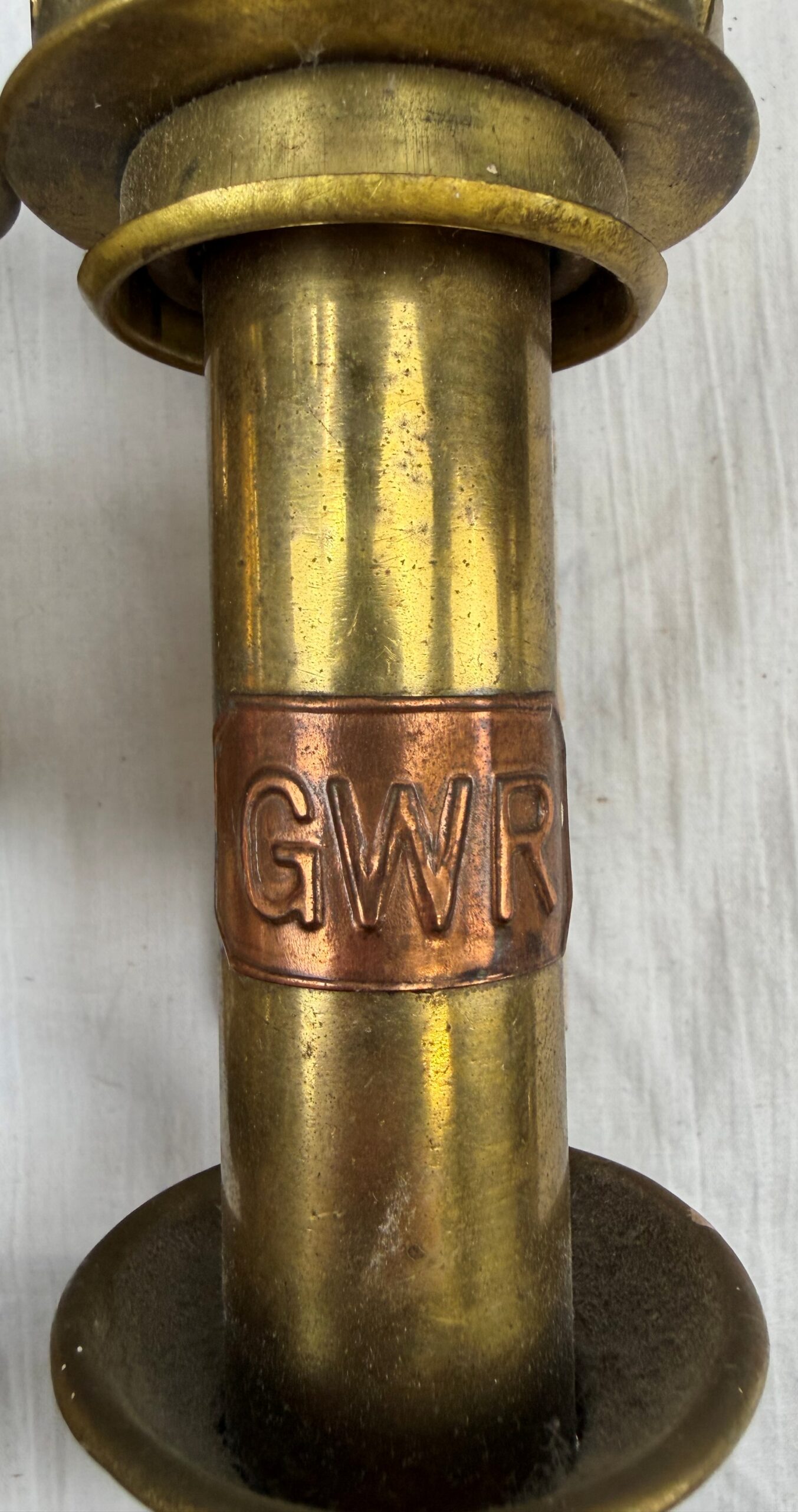 Pair Of Early 20th Century GWR Brass Carriage Wall Sconces - Image 9