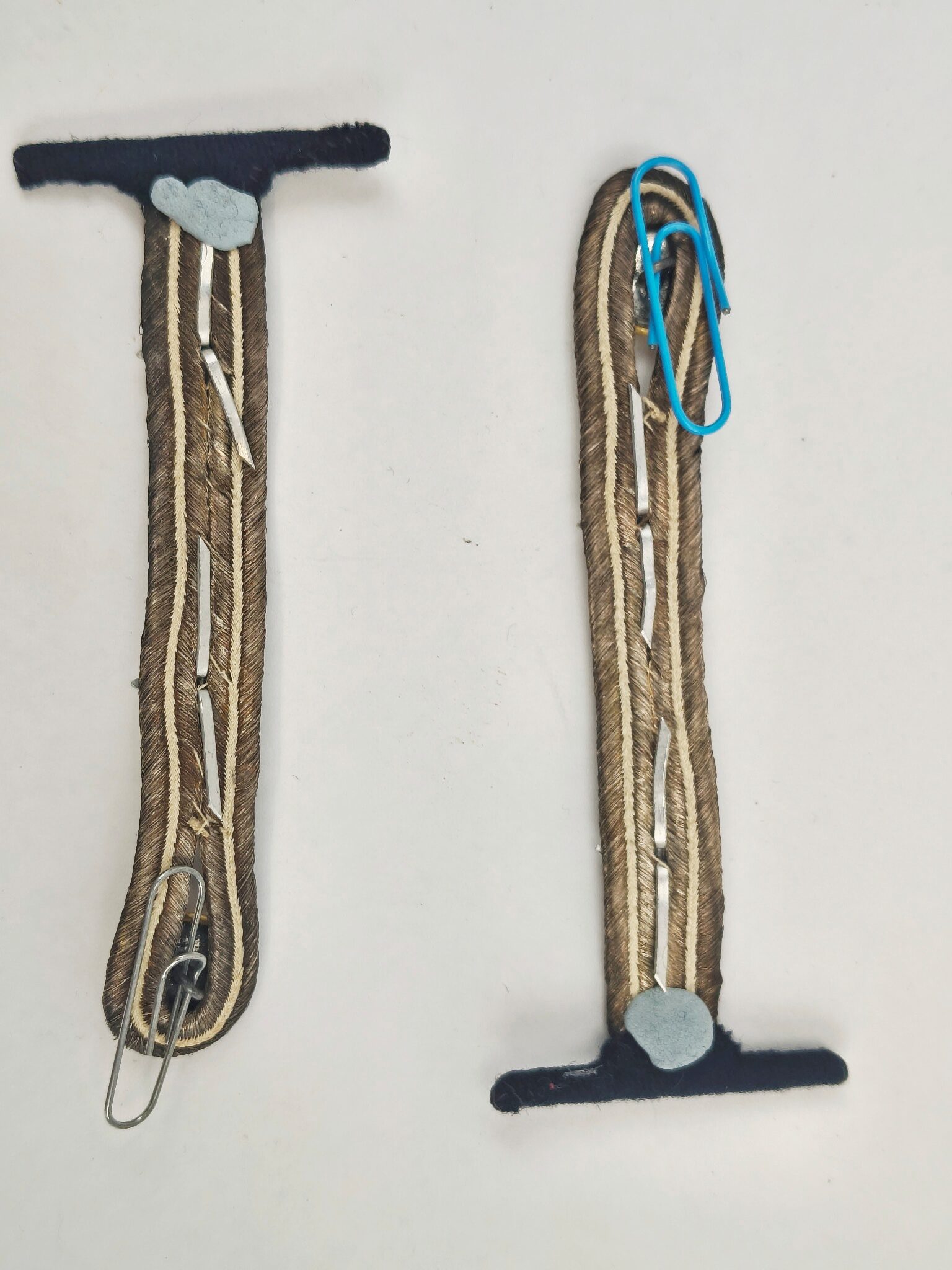 Pair Of WW2 German Kriegsmarine Officer Candidate Shoulder Straps - Image 2