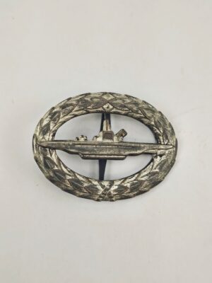 Post WW2 German 800 Silver U-Boat Submarine Badge