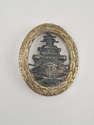 Post WW2 German High Seas Fleet Breast Badge