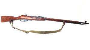 Soviet, WW2 Dated-1943, Tula Arsenal Mosin-Nagant M91/30 Bolt-Action Rifle with sling, Serial No AH238, Deactivated