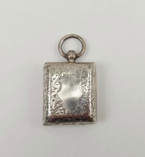 Sterling Silver Vinaigrette Birmingham 1896 Henry Williamson