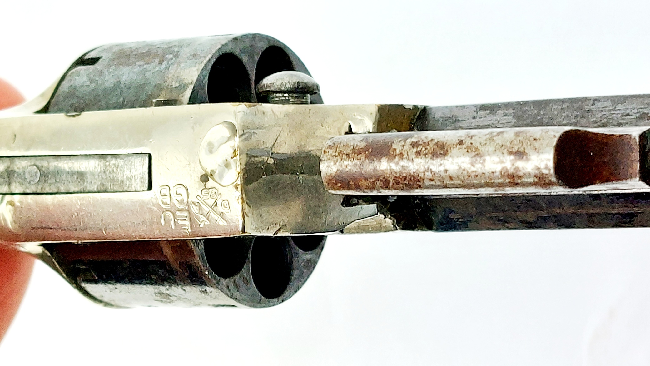 US, Civil War Era c.1863–1870, Lucius W. Pond Front-Loading 7-Shot Pocket Revolver, Deactivated, Serial No. 687 - Image 21