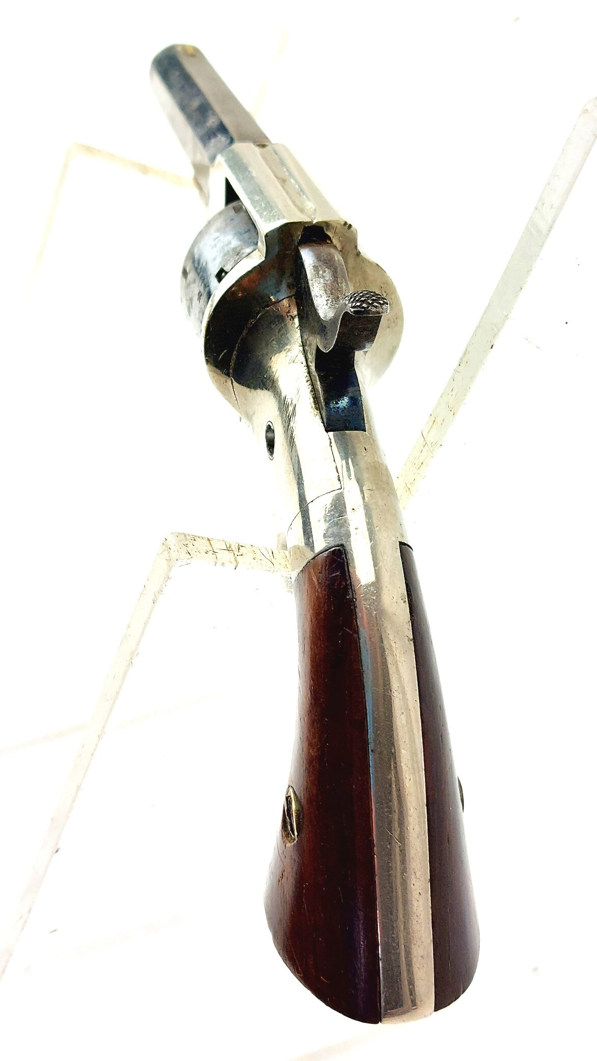 US, Civil War Era c.1863–1870, Lucius W. Pond Front-Loading 7-Shot Pocket Revolver, Deactivated, Serial No. 687 - Image 3